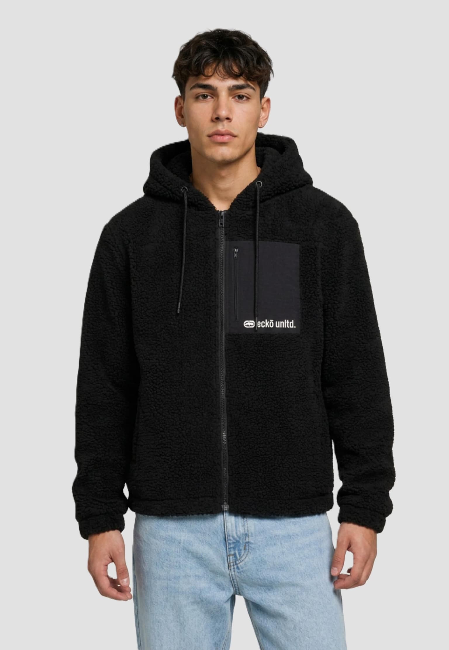 Ecko Unltd. Rhino Hooded Sherpa Jacket – Bild 2