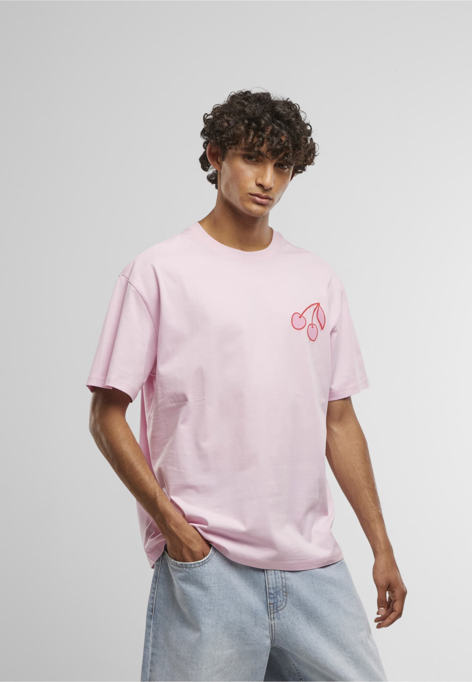 Mister Tee Pink Cherries Oversize – Bild 2