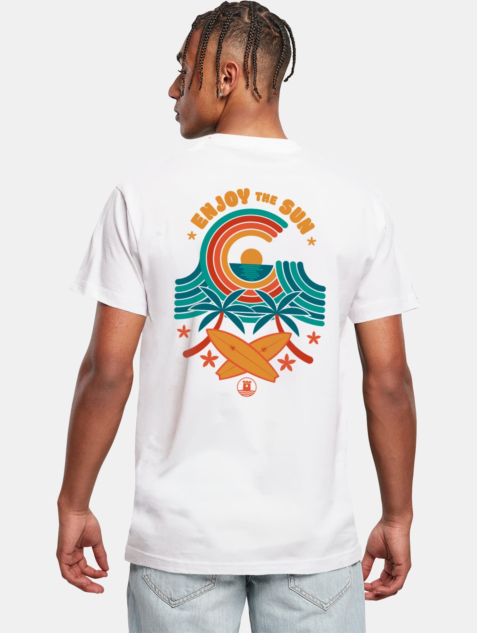 Mister Tee Beach Paradise T-Shirt – Bild 2