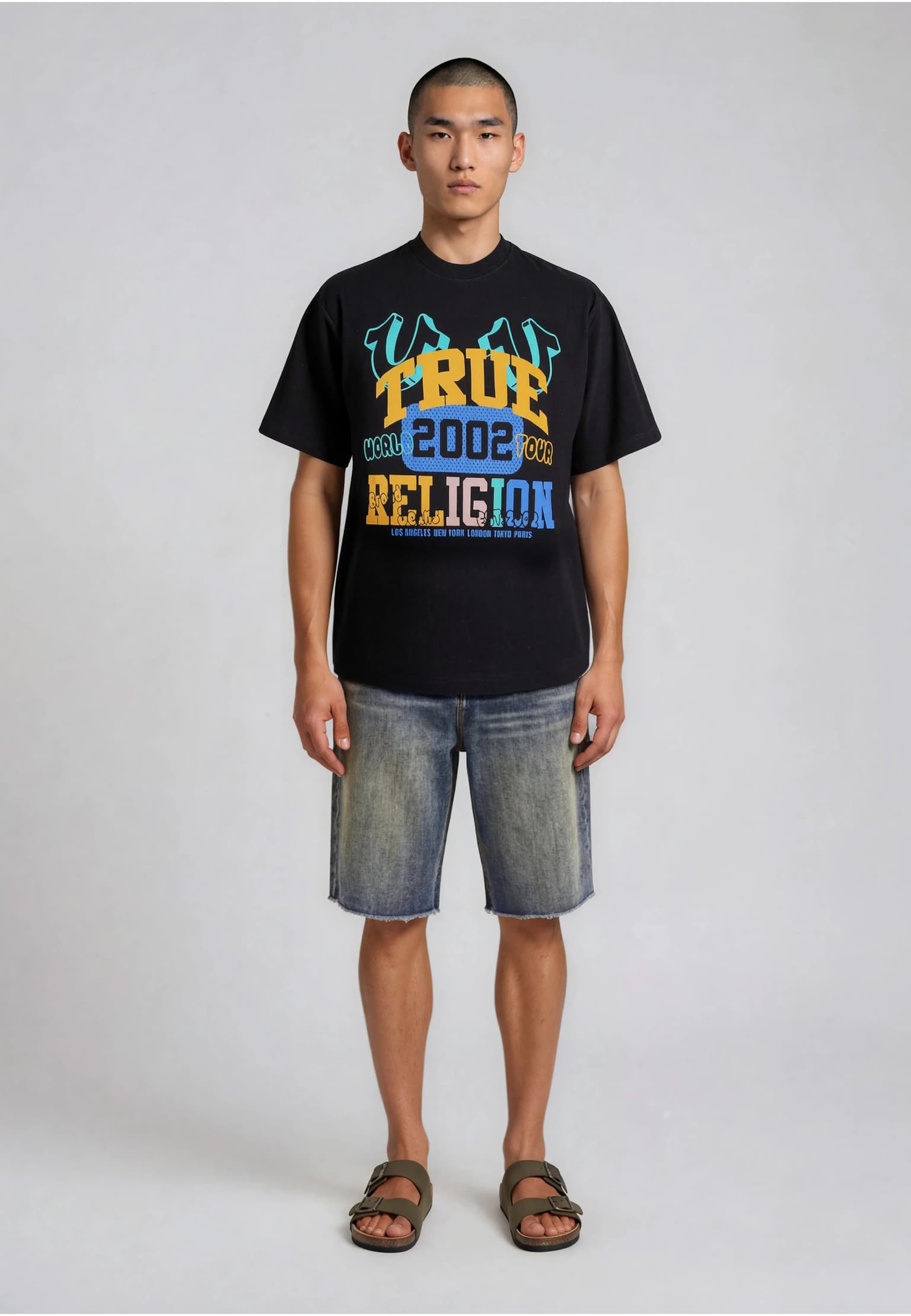 True Religion SS TRUE UNIVERSITY BOXY TEE – Bild 3