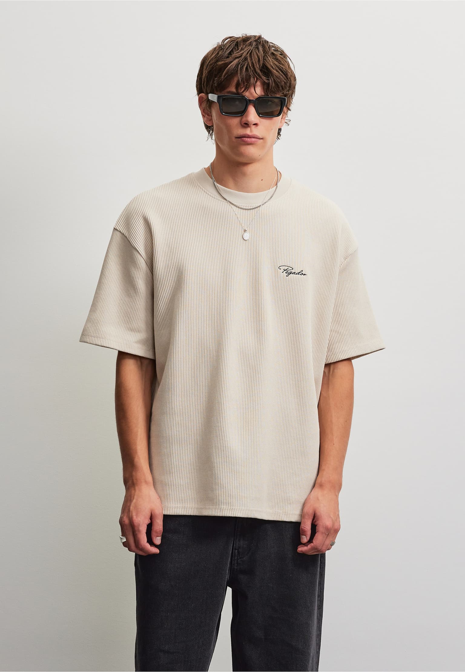 PEGADOR Signar Oversized Rib Tee