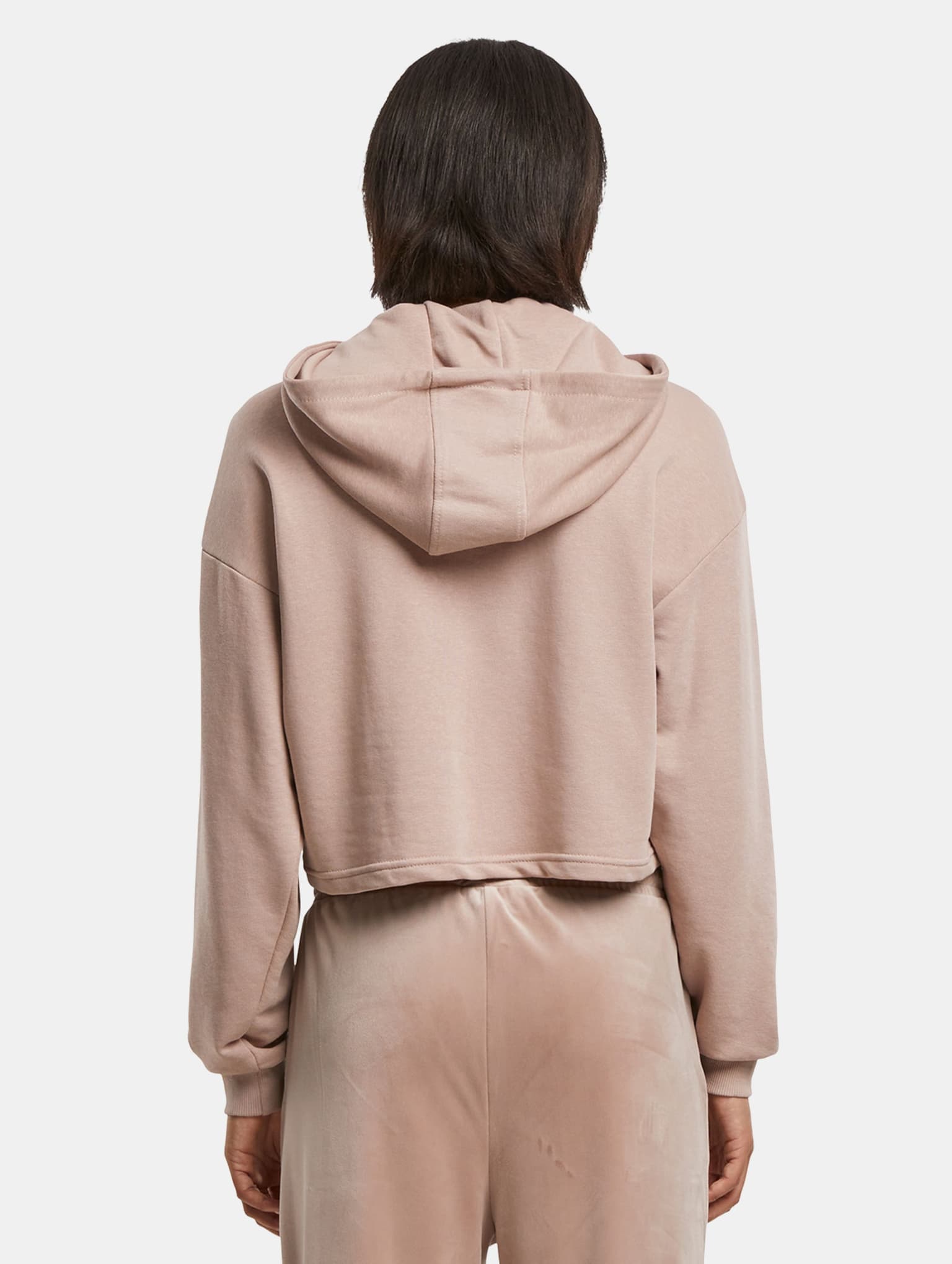 Urban Classics Ladies Oversized Cropped Light Terry Hoodie – Bild 2