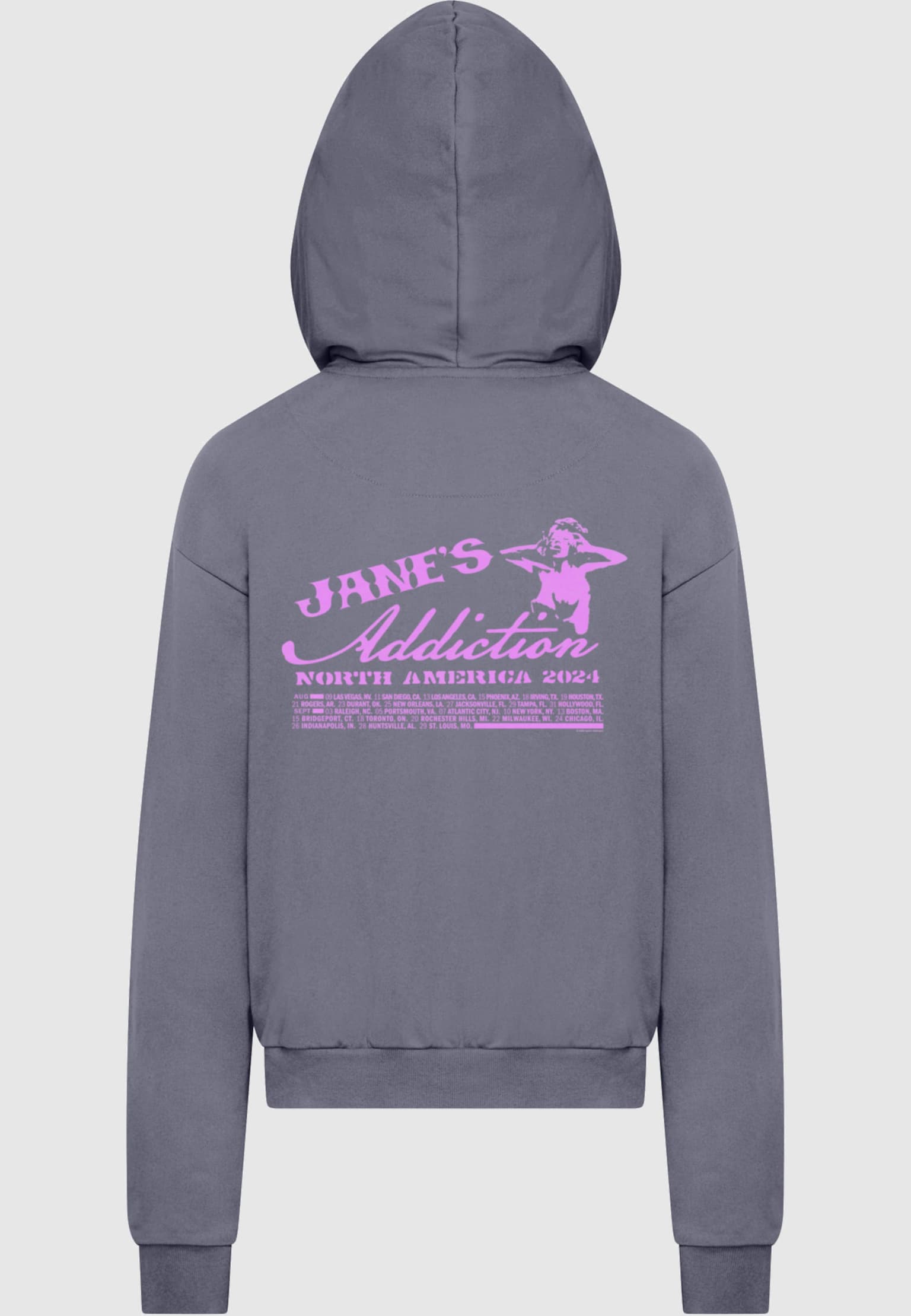 Merchcode Jane's Addiction - North America 2024 Ultra Heavy Hoody – Bild 4