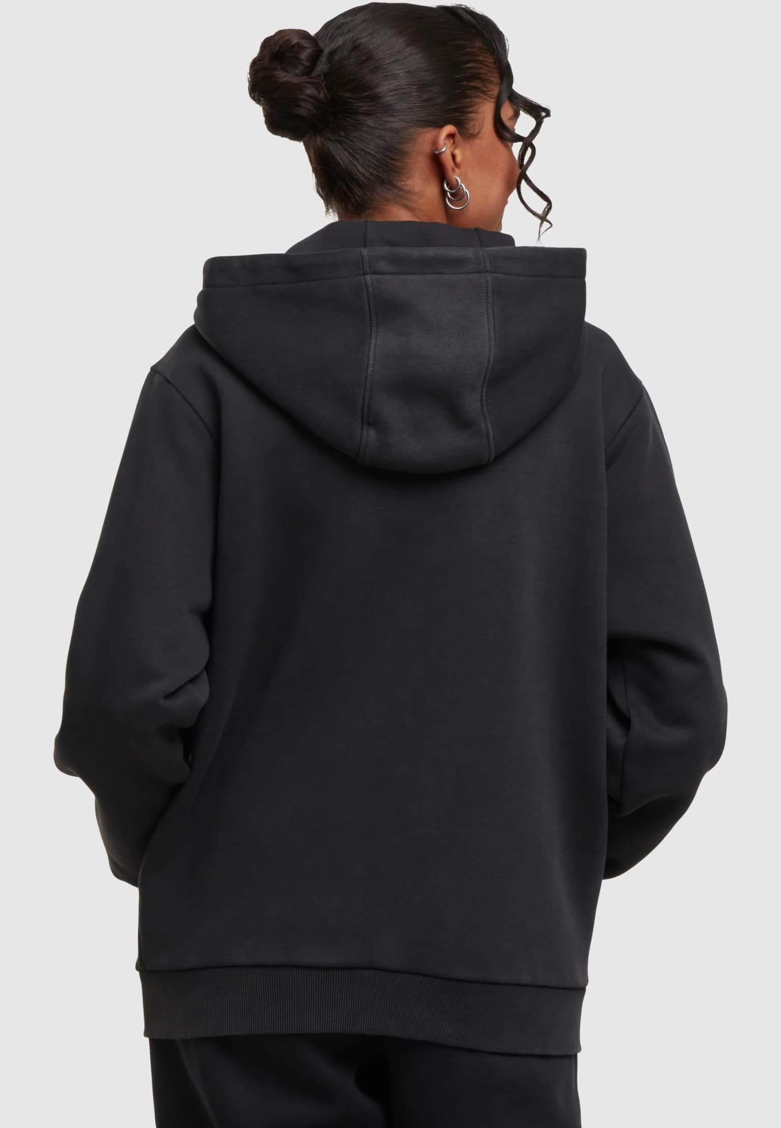 Urban Classics Ladies Vintage Heavy Zip Hoody – Bild 2