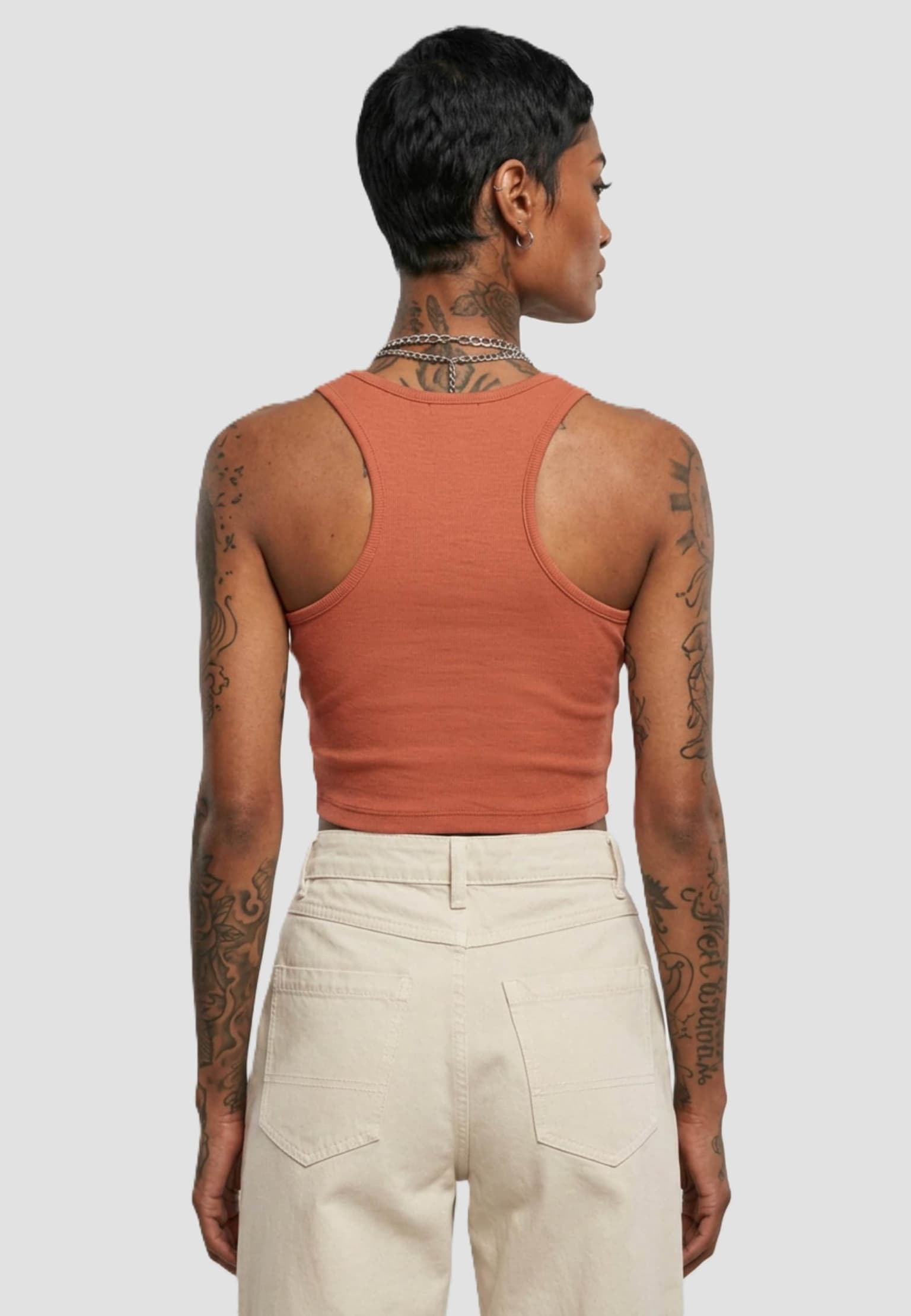 Urban Classics Ladies Cropped Rib Top – Bild 2