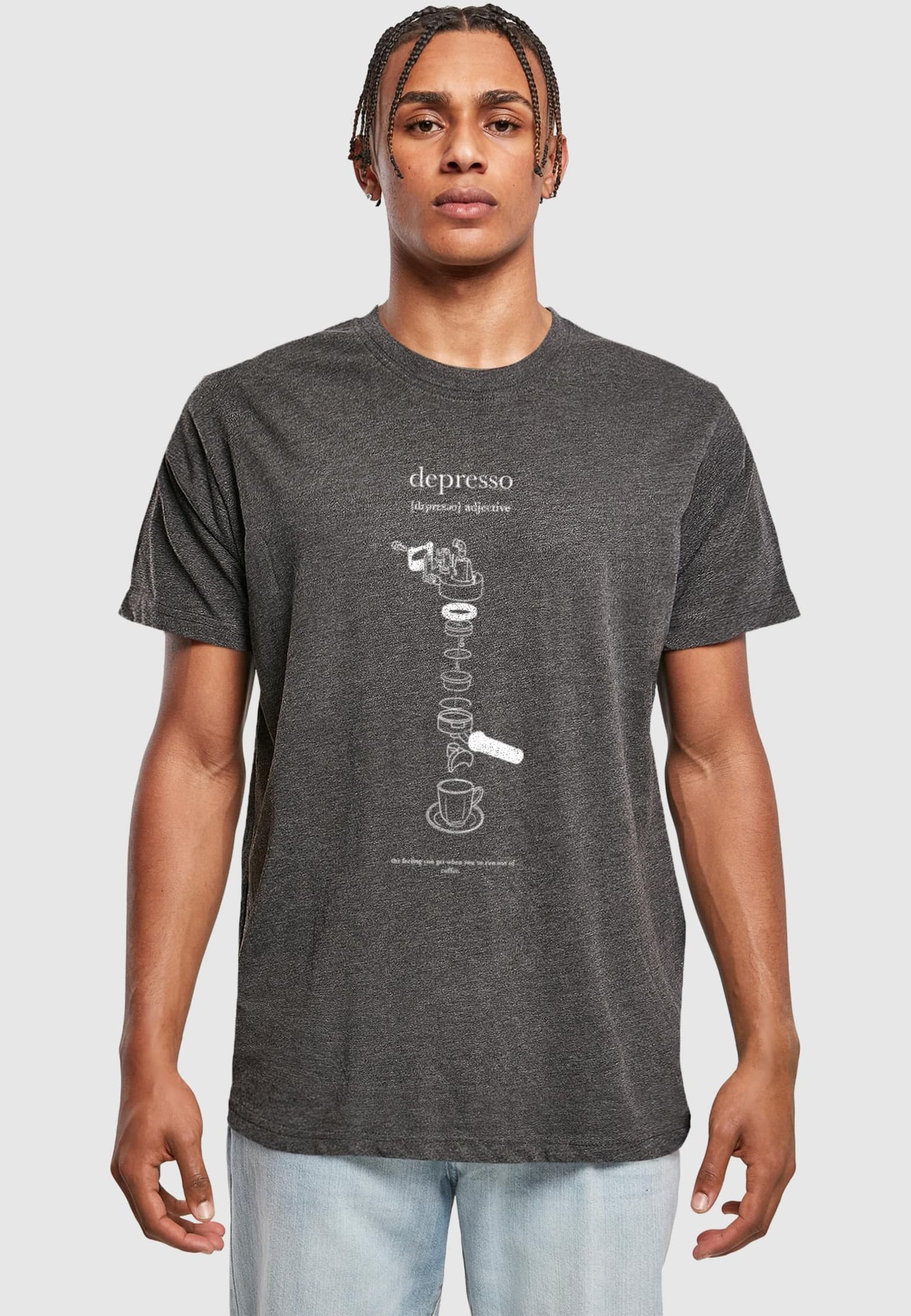 Mister Tee Depresso T-Shirt Round Neck