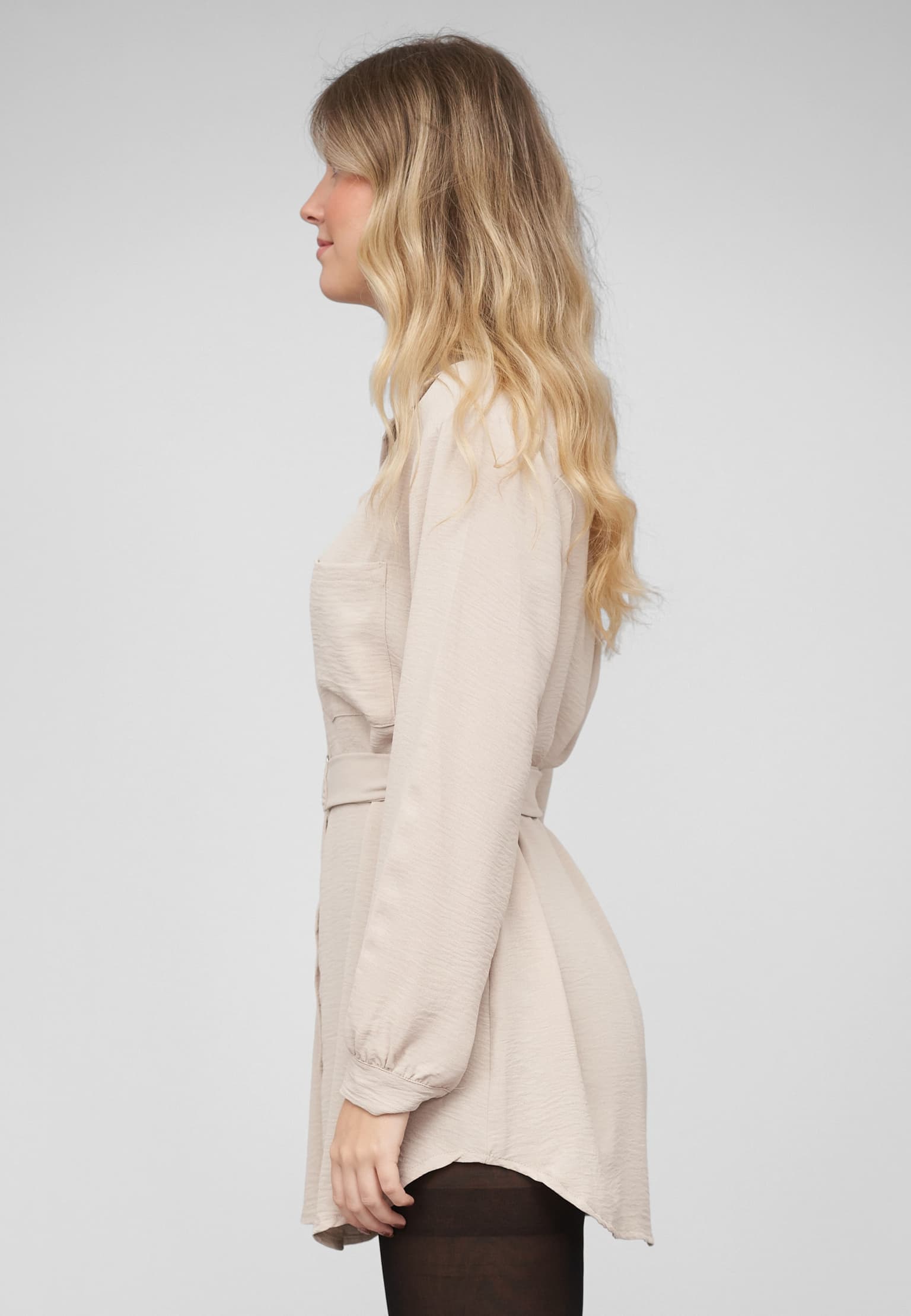 Cloud5ive Longsleeve Dress with tie-belt – Bild 3