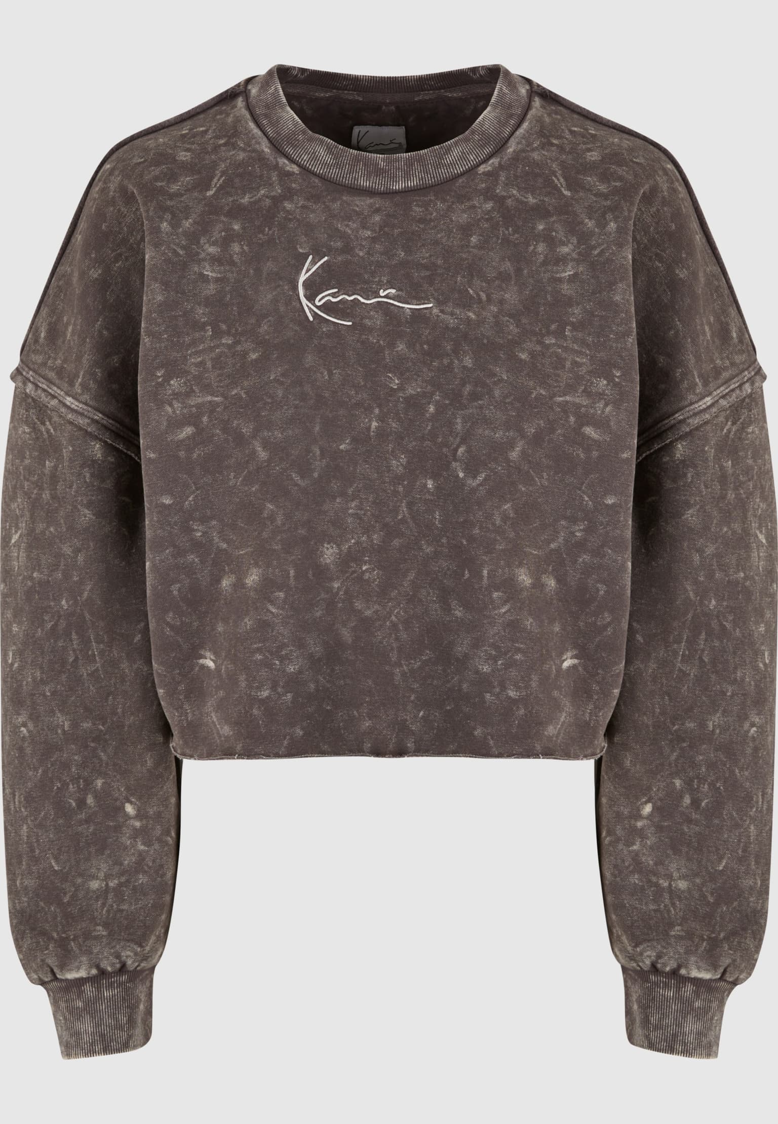 Karl Kani Small Signature Washed Crop Crew – Bild 4