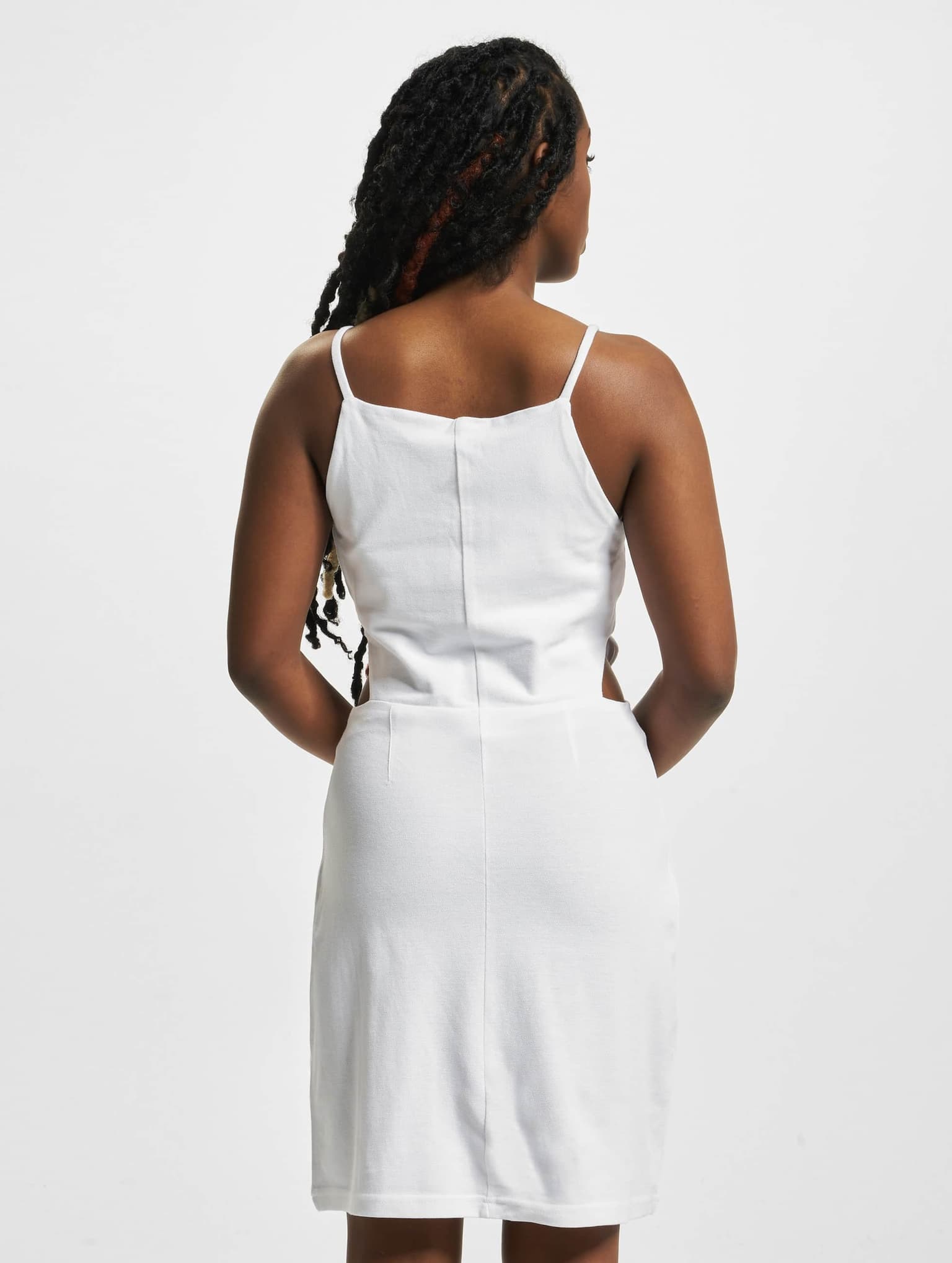 Urban Classics Ladies Short Spaghetti Pique Dress – Bild 2