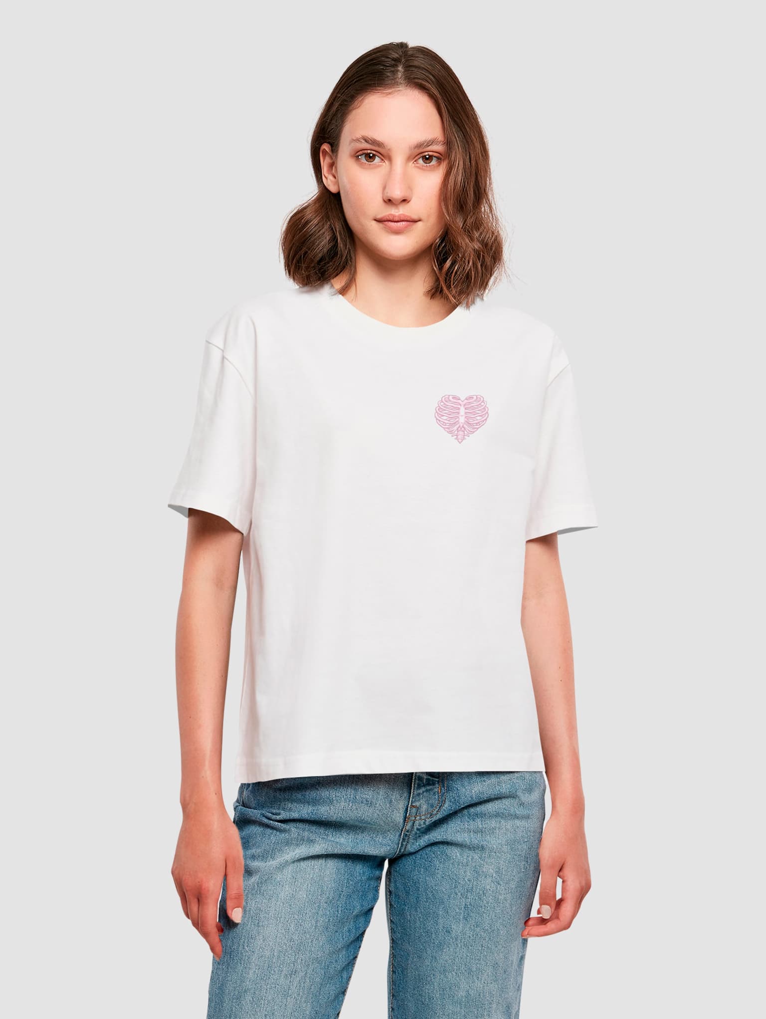 Miss Tee Heart Cage Rose