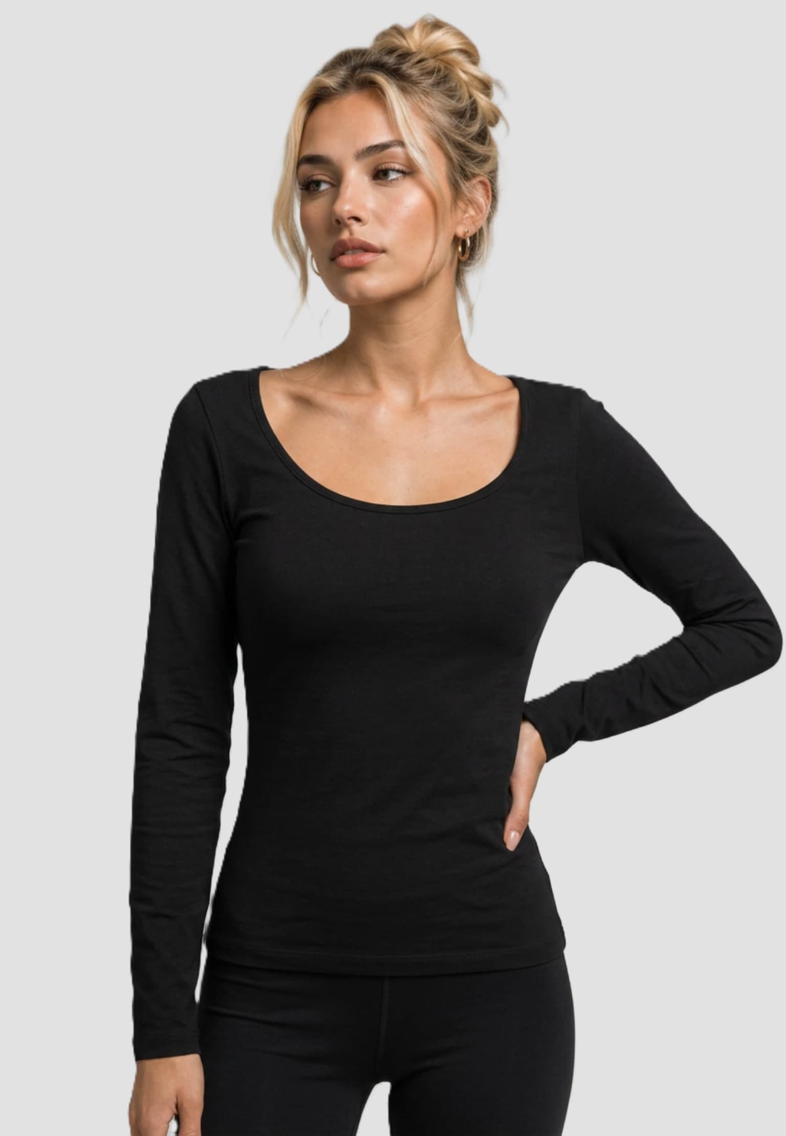 Urban Classics Ladies Wide Neck Longsleeve