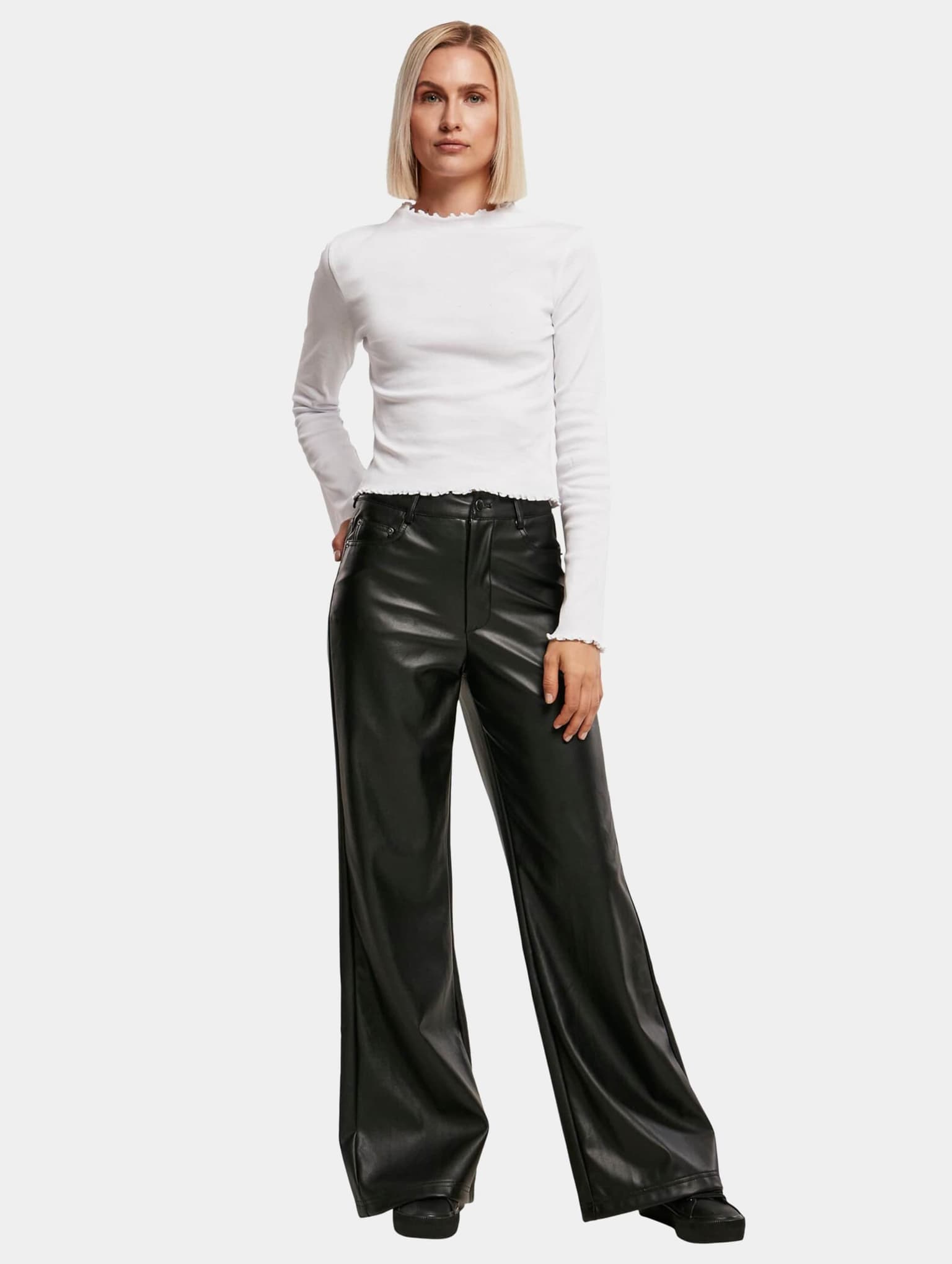 Urban Classics Ladies Rib Turtelneck Longsleeve – Bild 3