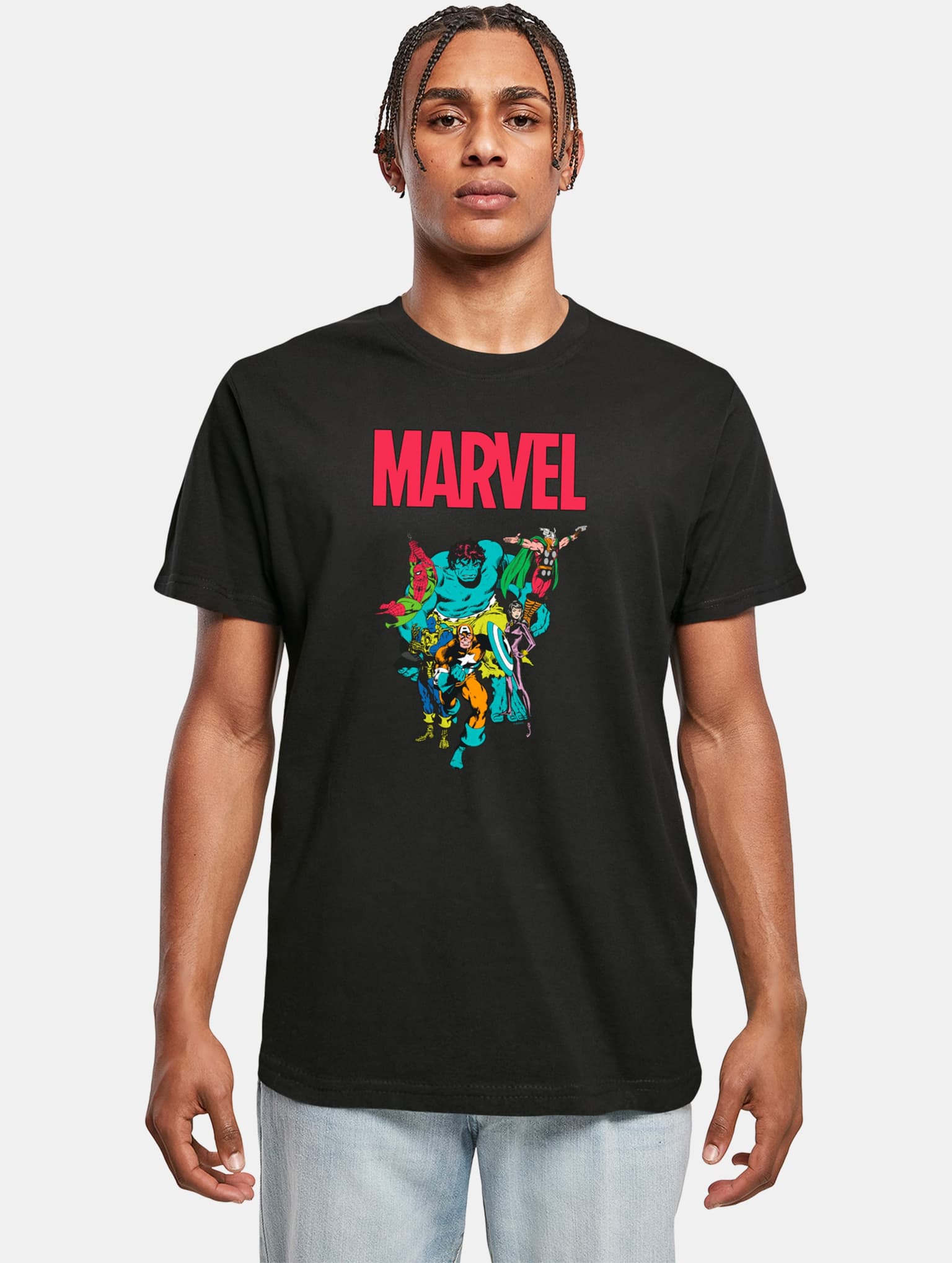 Merchcode Marvel Universe Avengers Pop Group Tee
