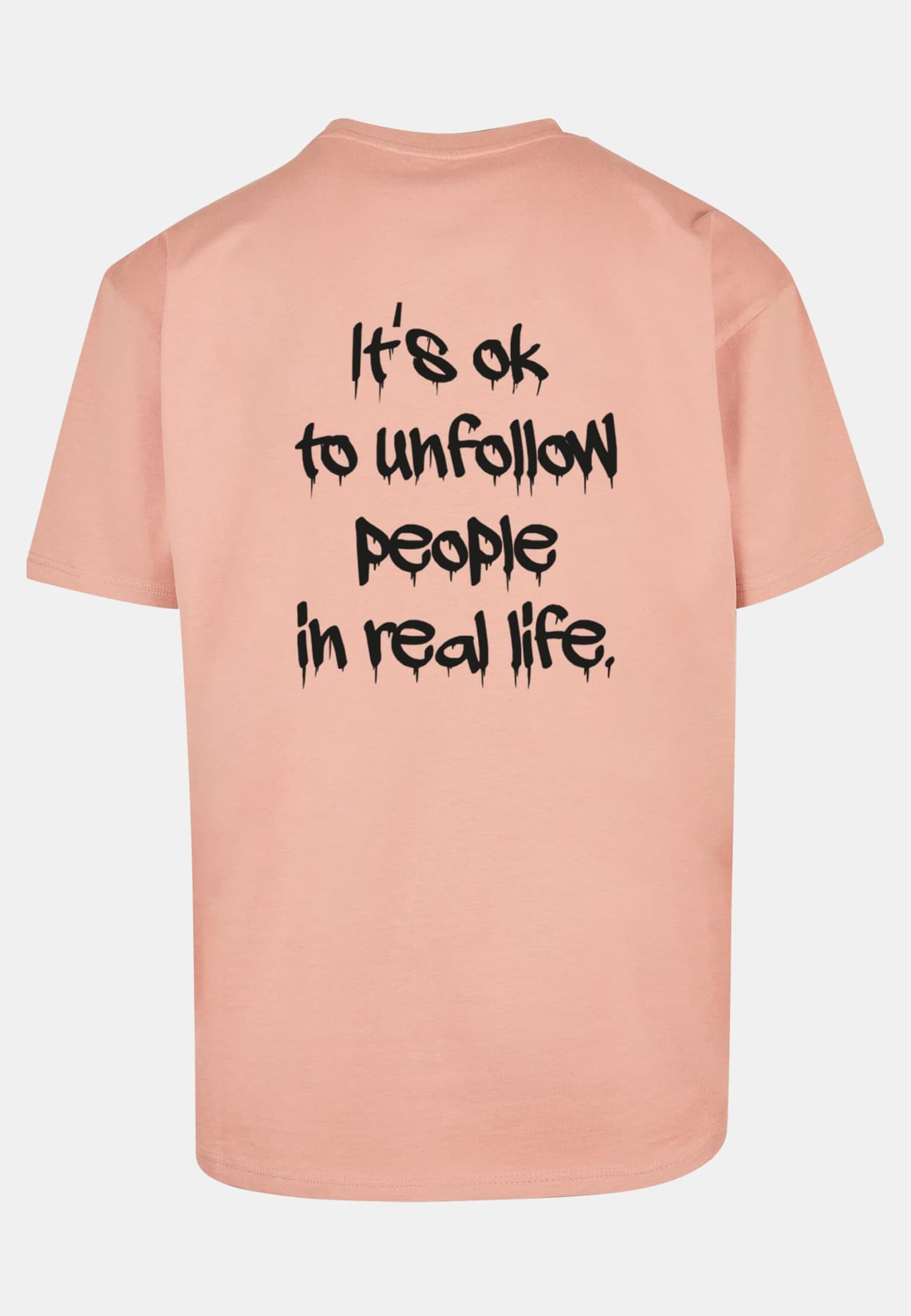 Merchcode POD Unfollow front X Oversize Tee – Bild 4