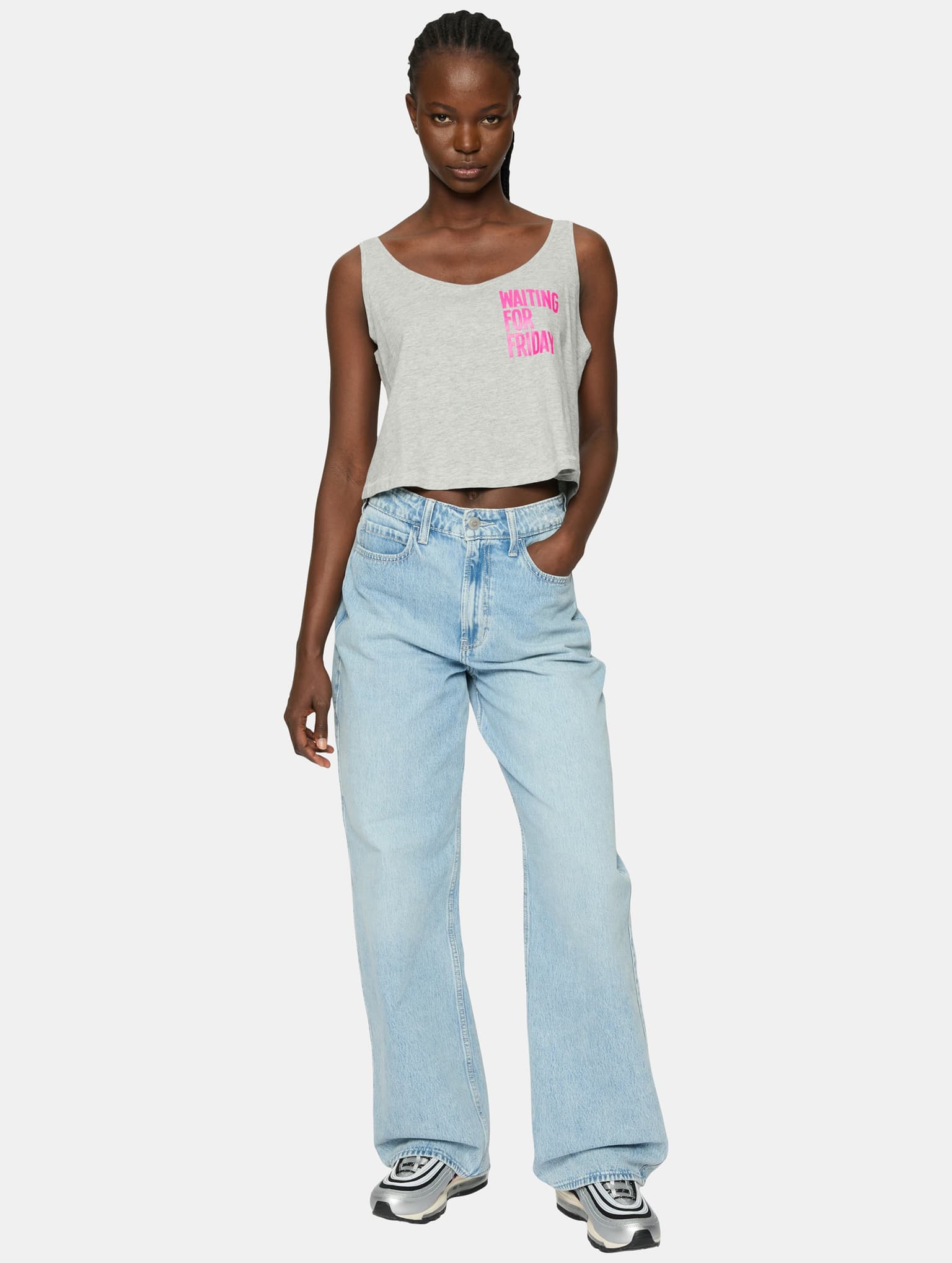 Mister Tee Ladies Waiting For Friday Box Tank – Bild 3