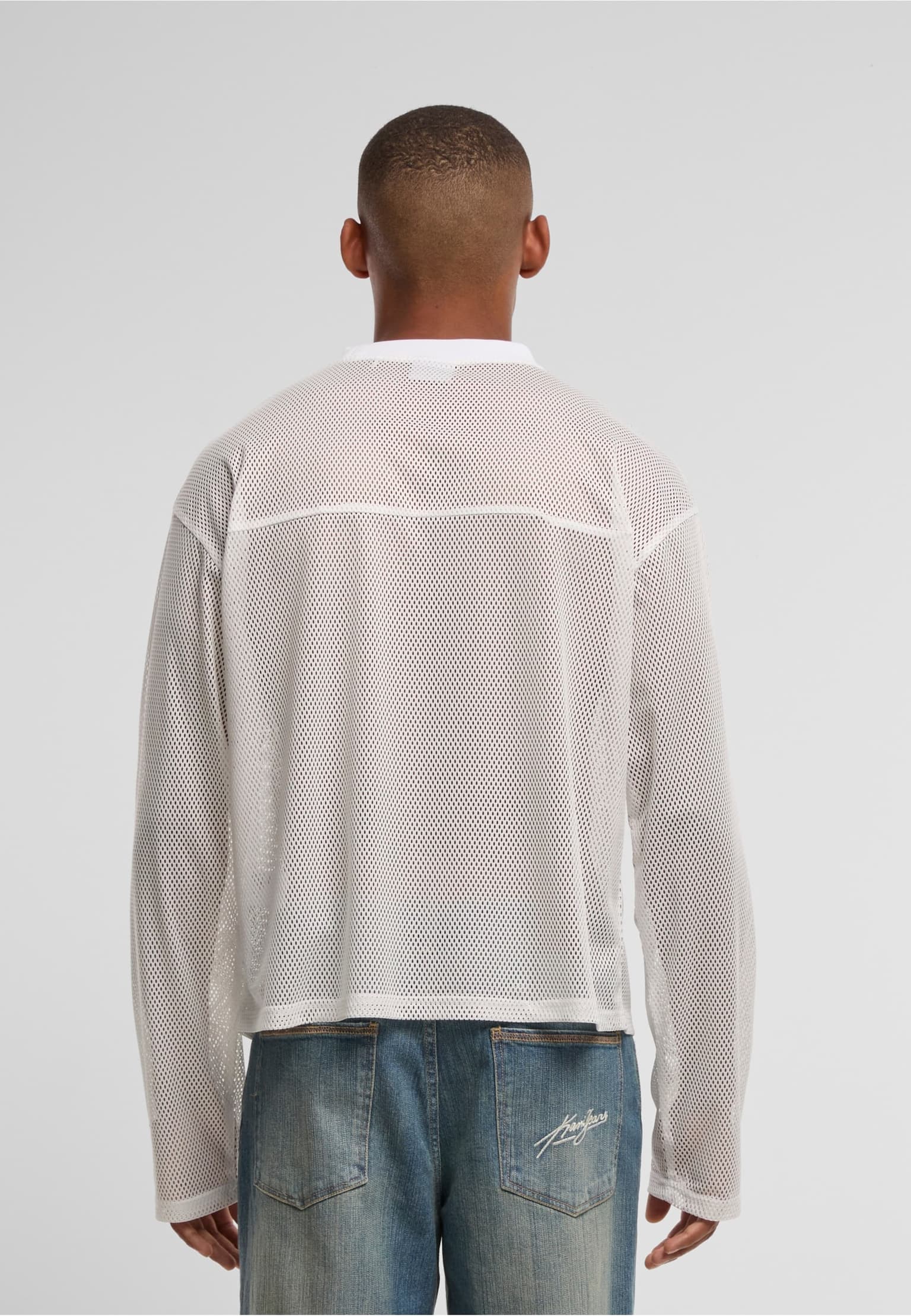 Karl Kani Stencil Mesh Boxy Longsleeve – Bild 2