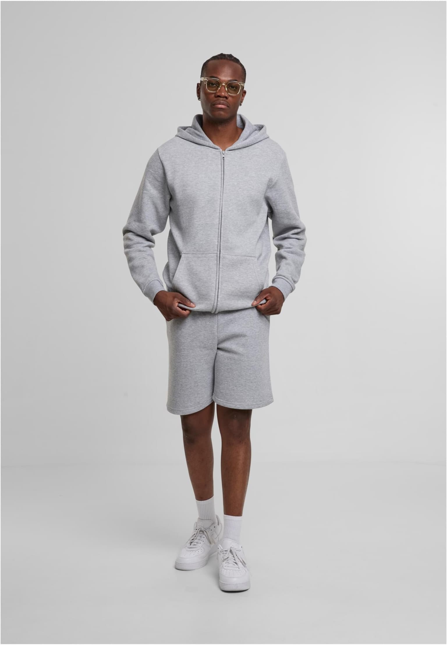 Urban Classics Basic Essential Zip Hoody – Bild 4