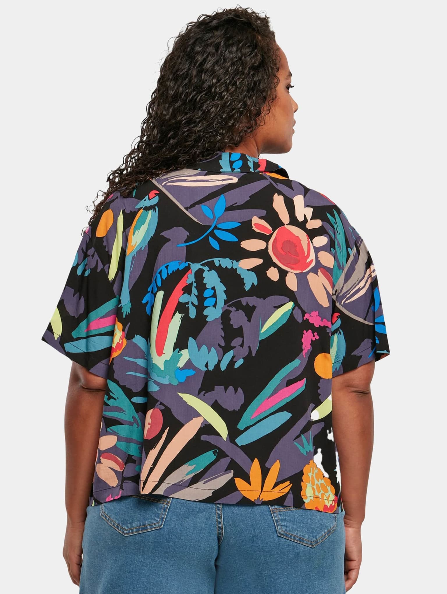 Urban Classics Ladies Viscose Resort Shirt – Bild 2