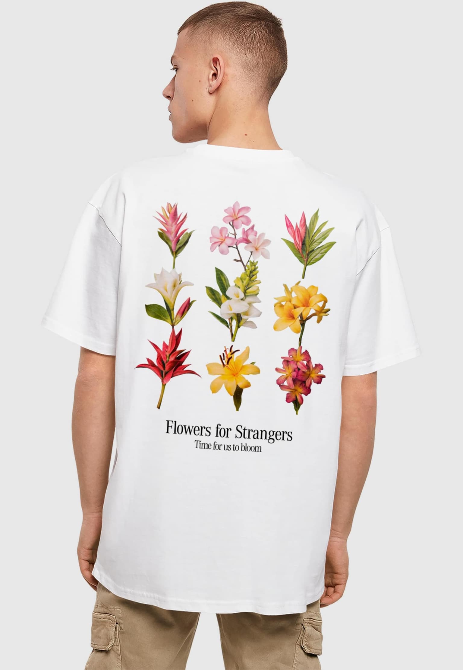 Mister Tee Flowers For Strangers Heavy Oversize – Bild 2
