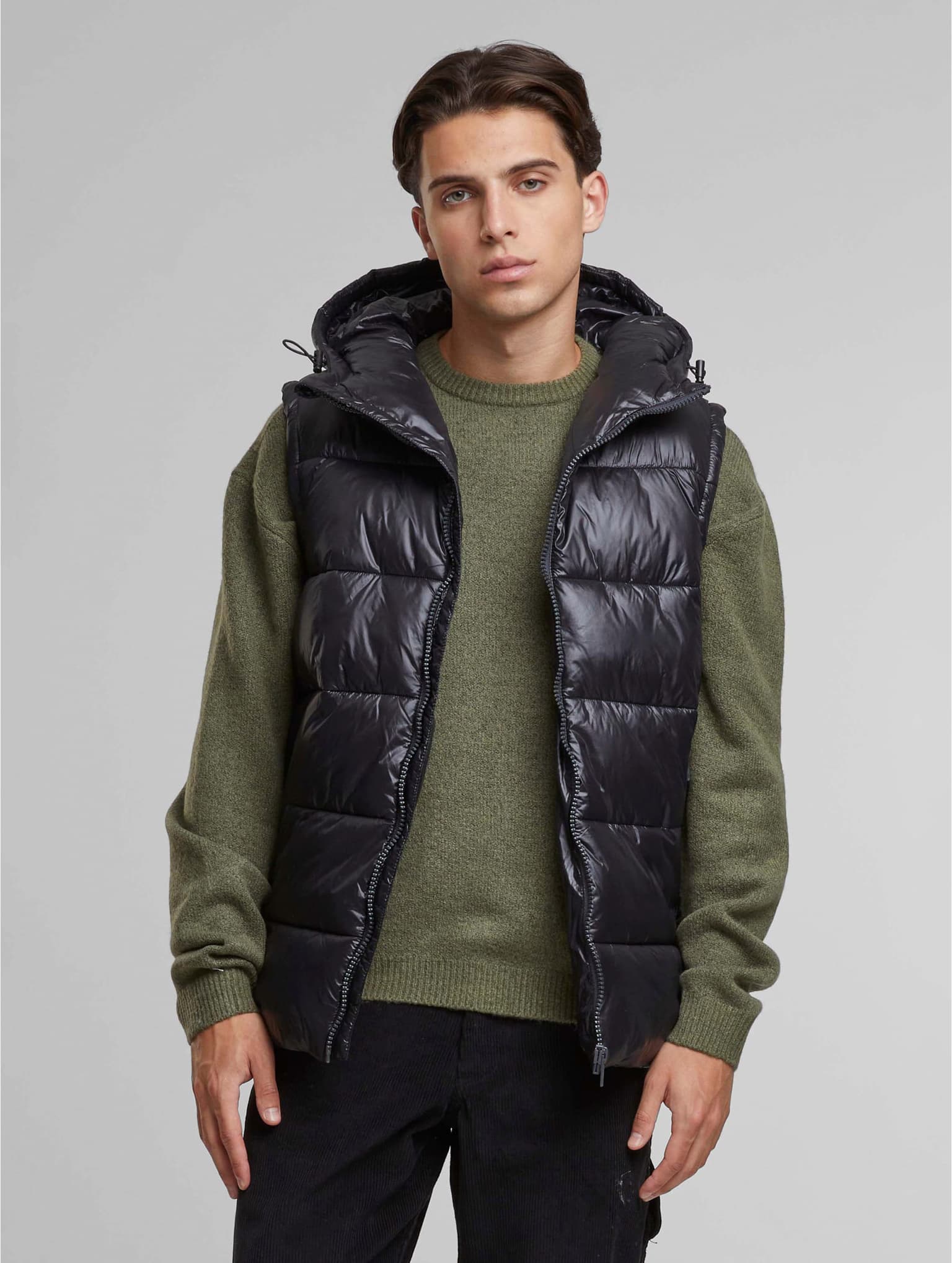 Urban Classics Essentials Hooded Puffer Vest