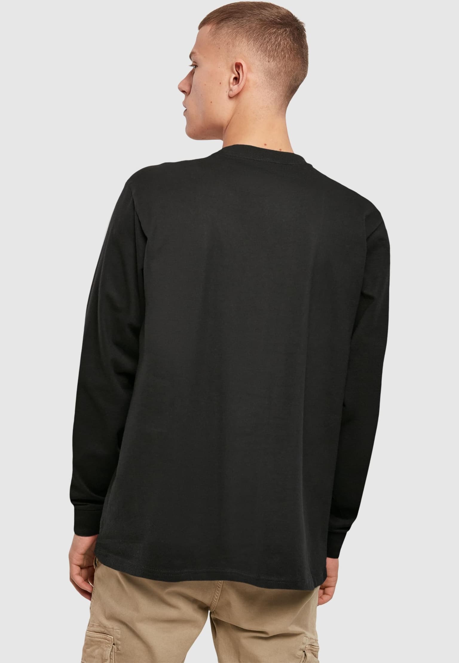 Merchcode Pizza Comic Longsleeve With Cuffrib – Bild 2