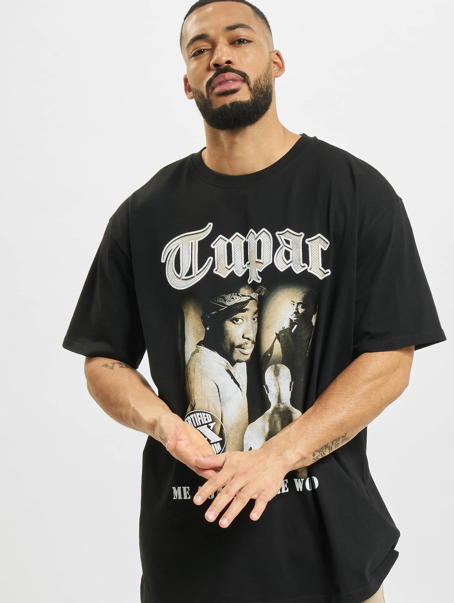 Mister Tee Upscale Tupac MATW Sepia Oversize