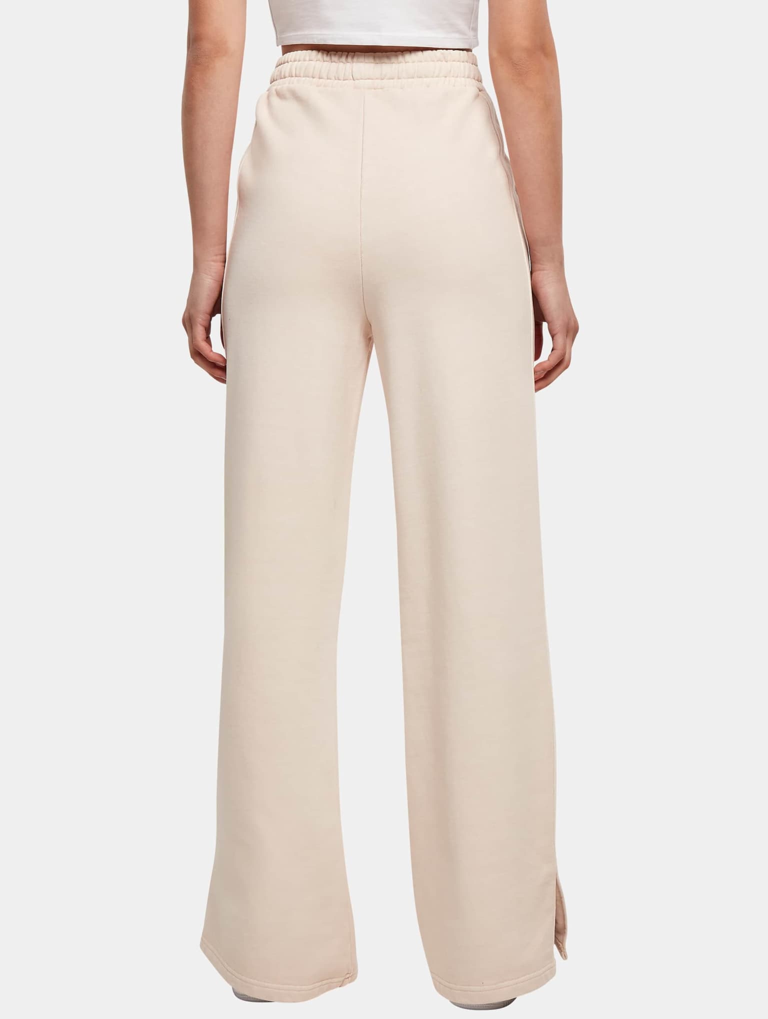 Urban Classics Ladies Heavy Terry Garment Dye Slit Pants – Bild 2