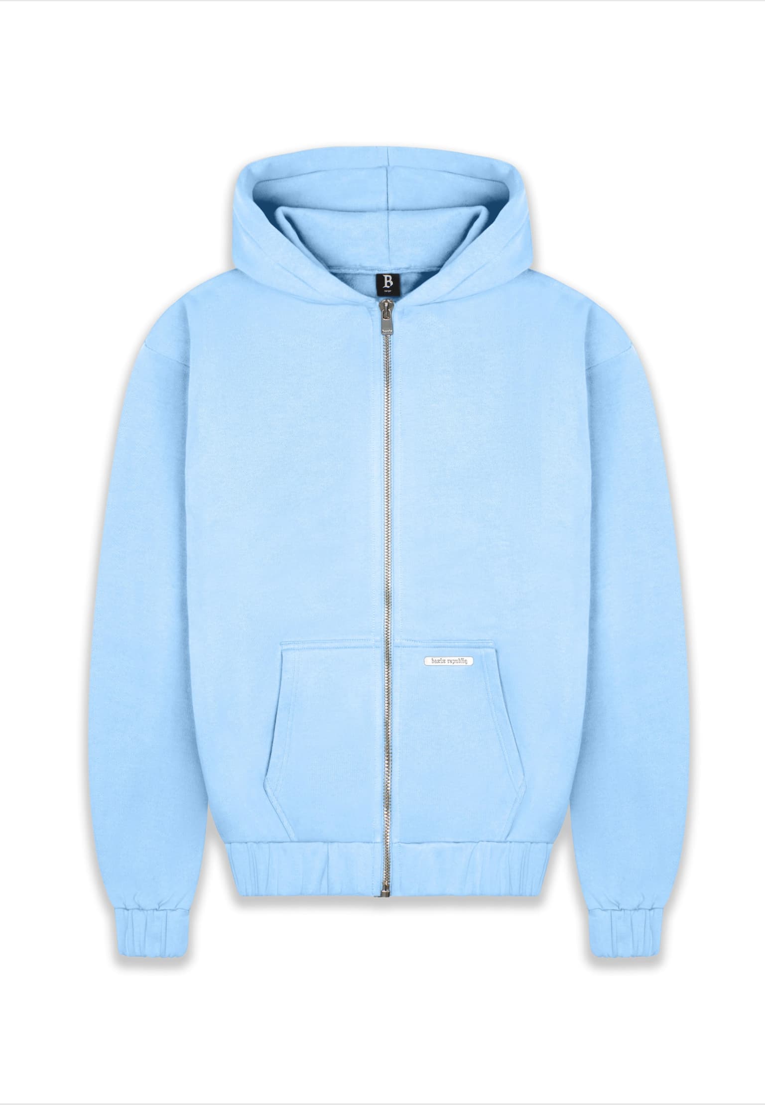 Dropsize Bazix Super Heavy Blank Zip-Hoodie – Bild 2