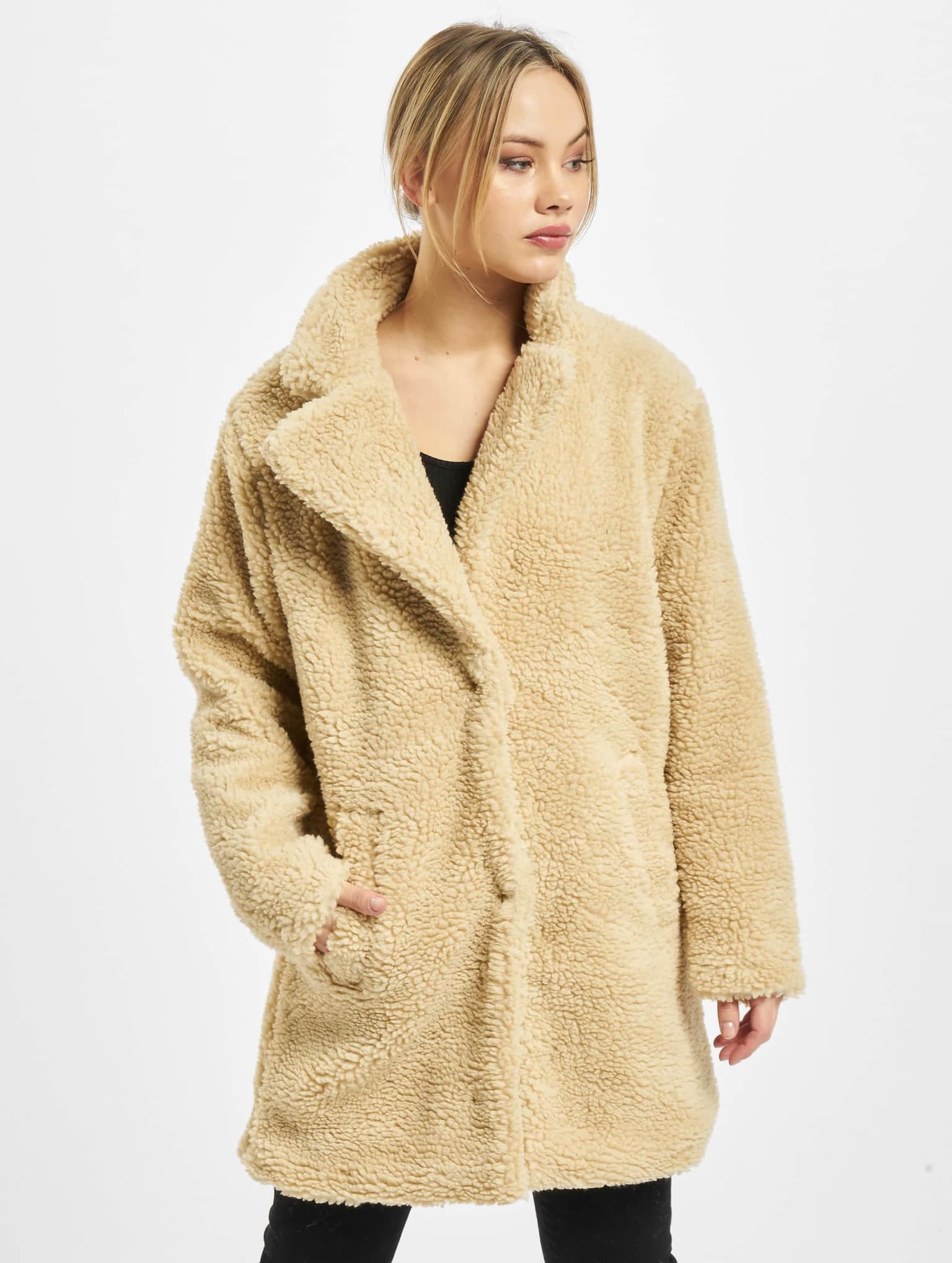 Urban Classics Ladies Oversized Sherpa Coat – Bild 3