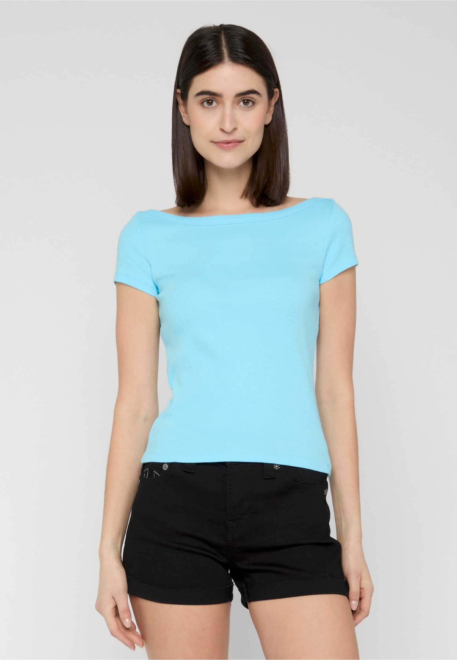 Noisy May NMMAYA S/S BOATNECK TOP NOOS