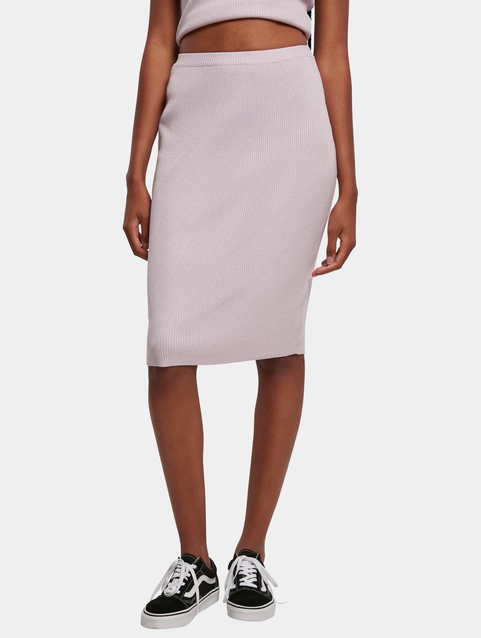 Urban Classics Ladies Rib Knit Midi Skirt