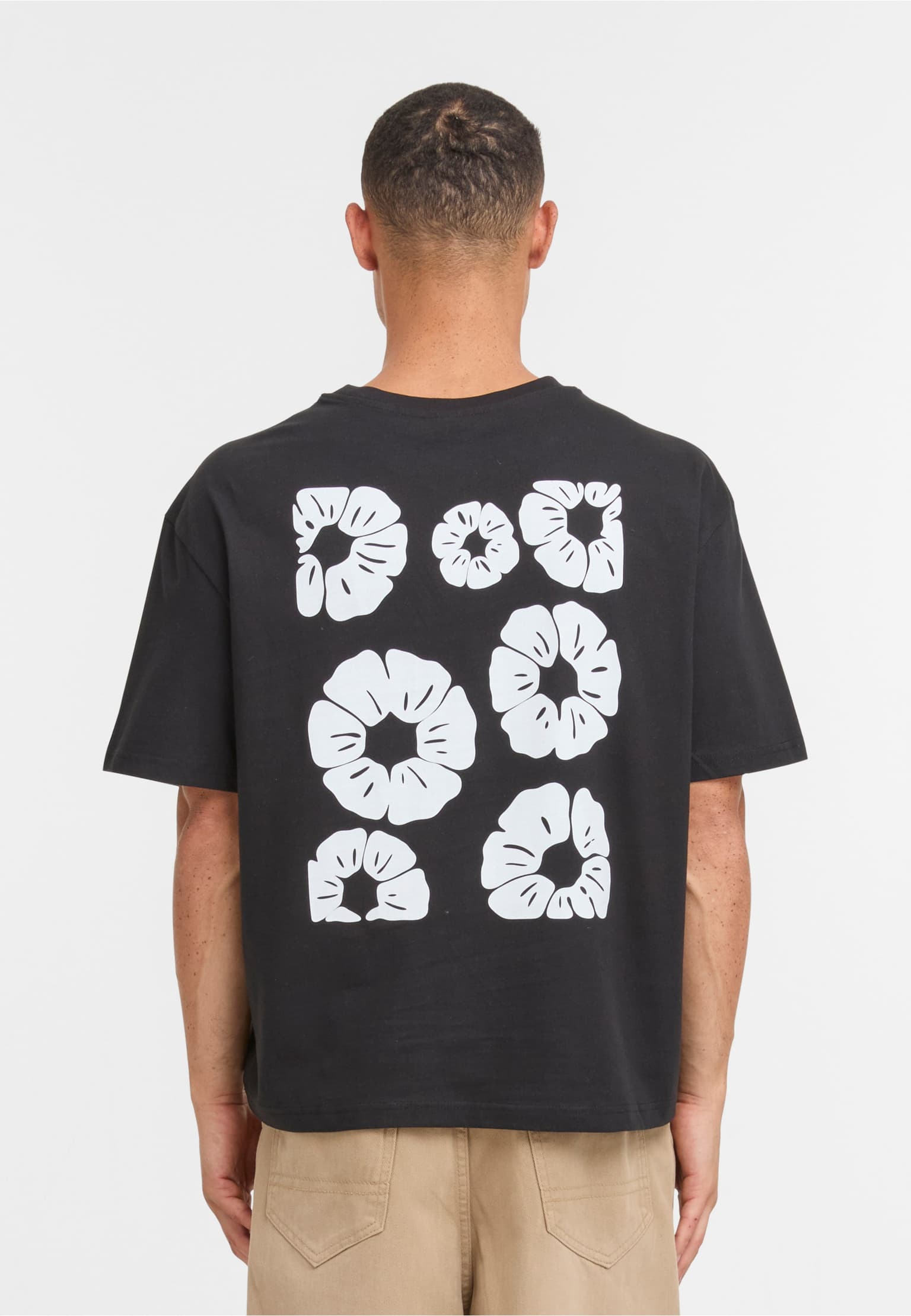 Mister Tee Bold Flowers Cropped Oversize – Bild 2