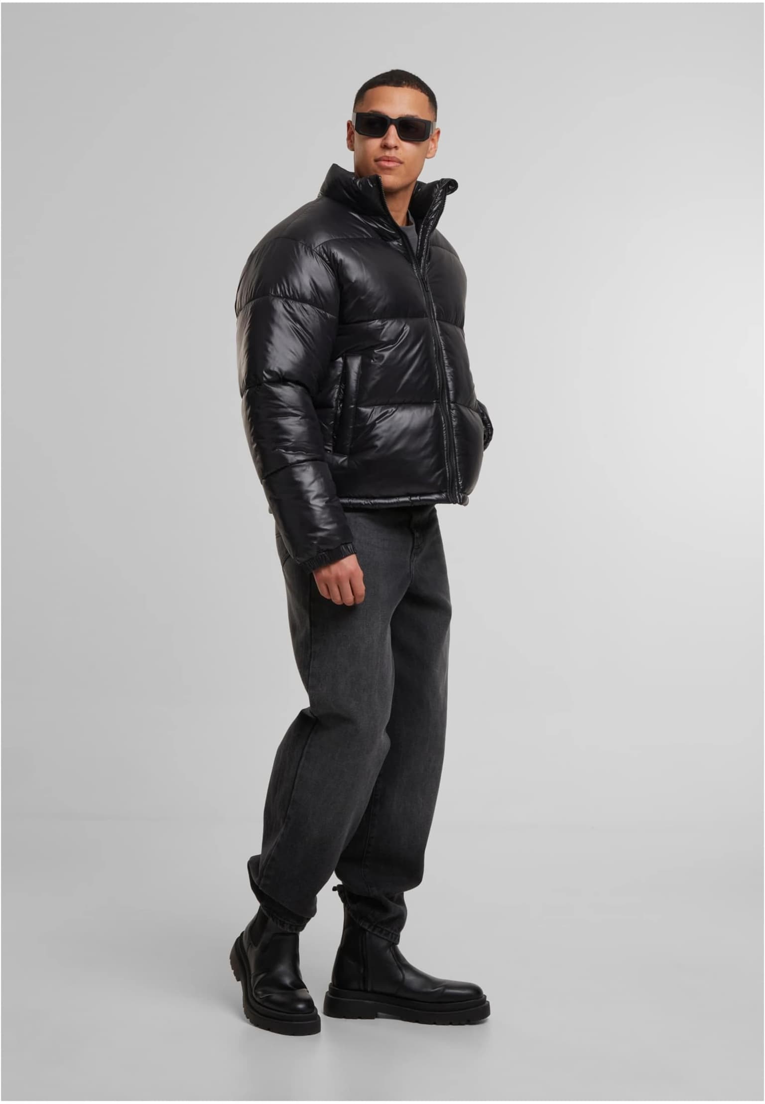 Urban Classics Shiny Puffer Jacket – Bild 4