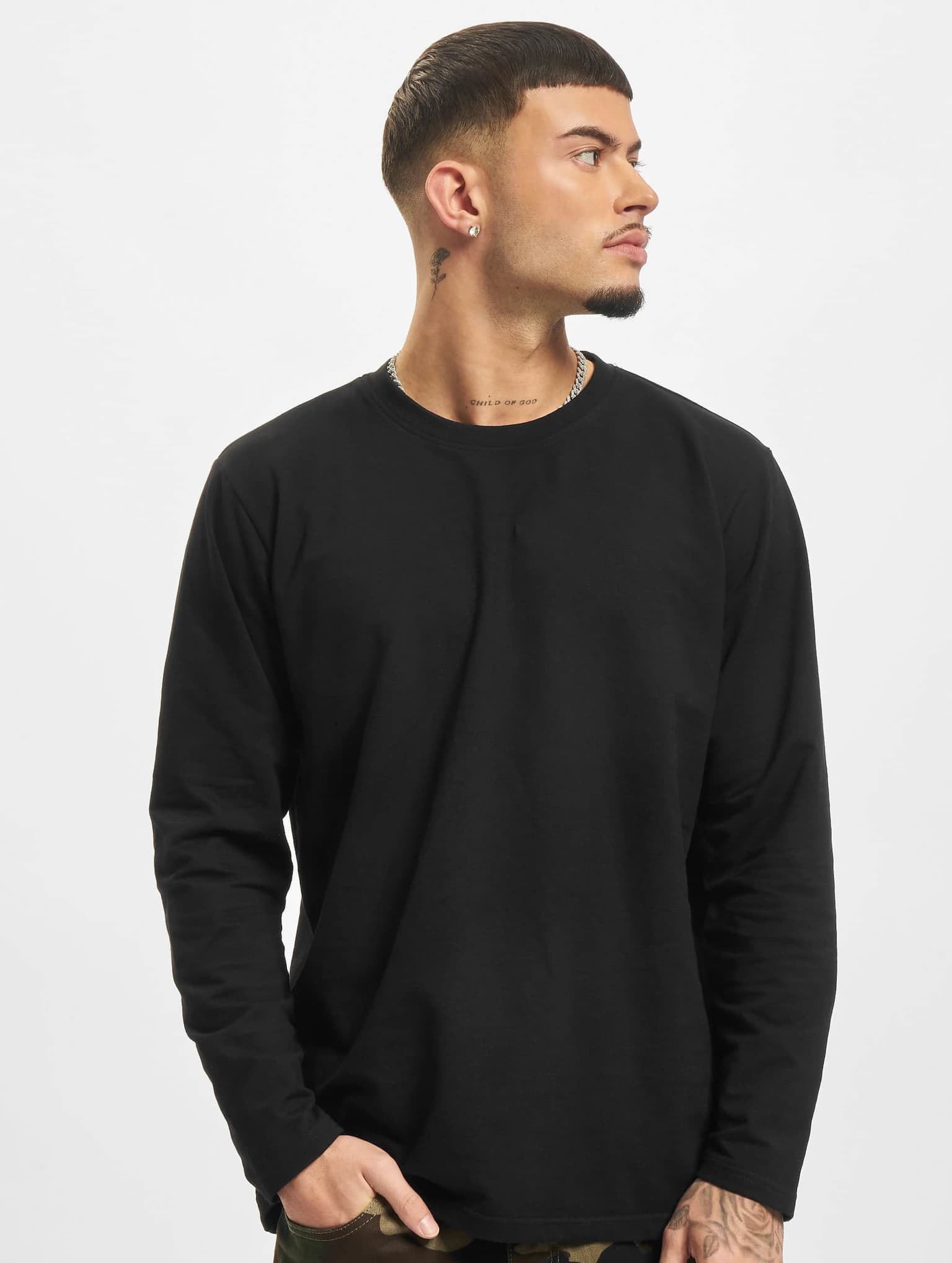 Urban Classics Stretch Terry Longsleeve – Bild 3