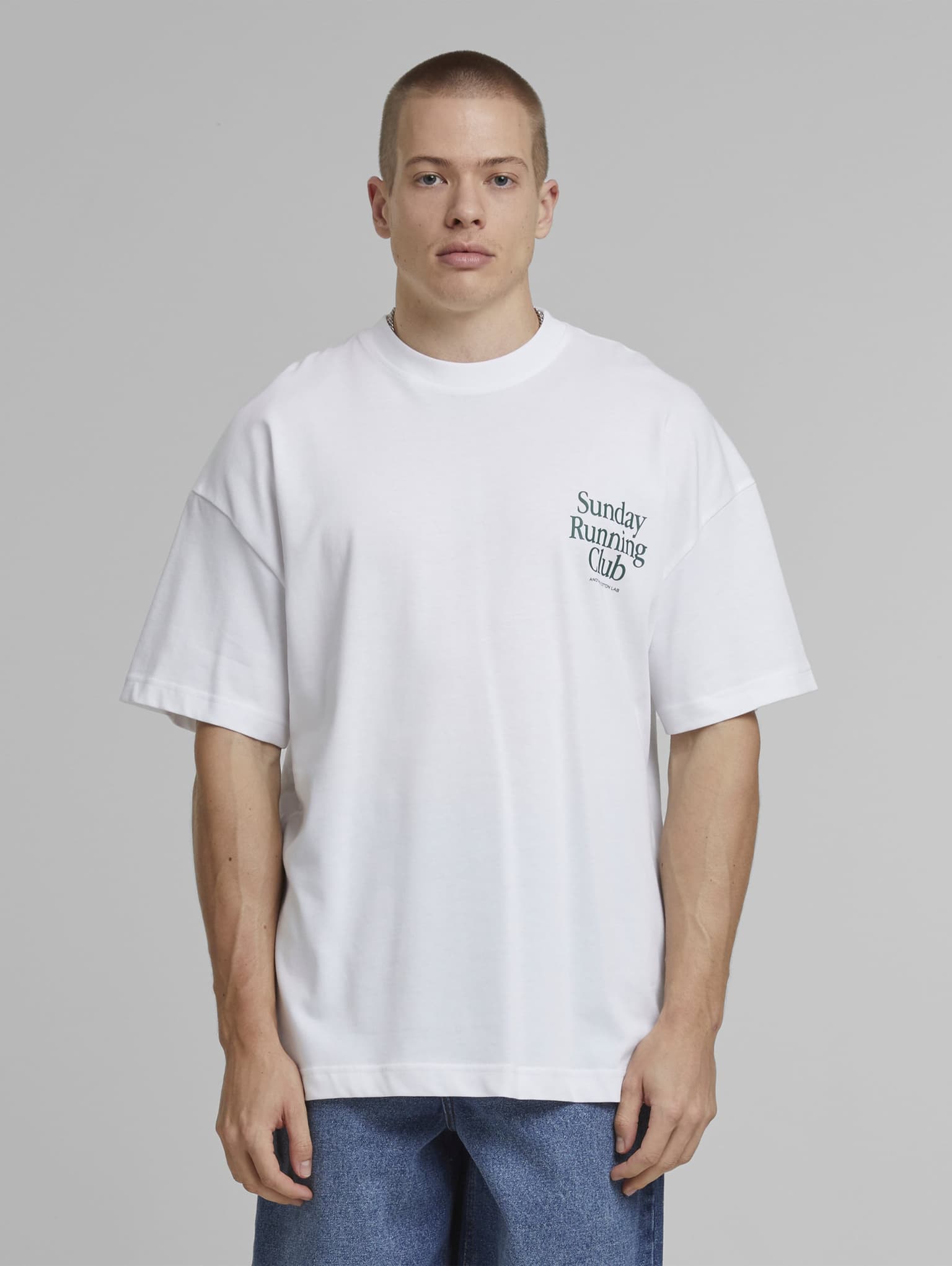 Another Cotton Lab Sunday Running Club Oversized T-Shirt – Bild 3
