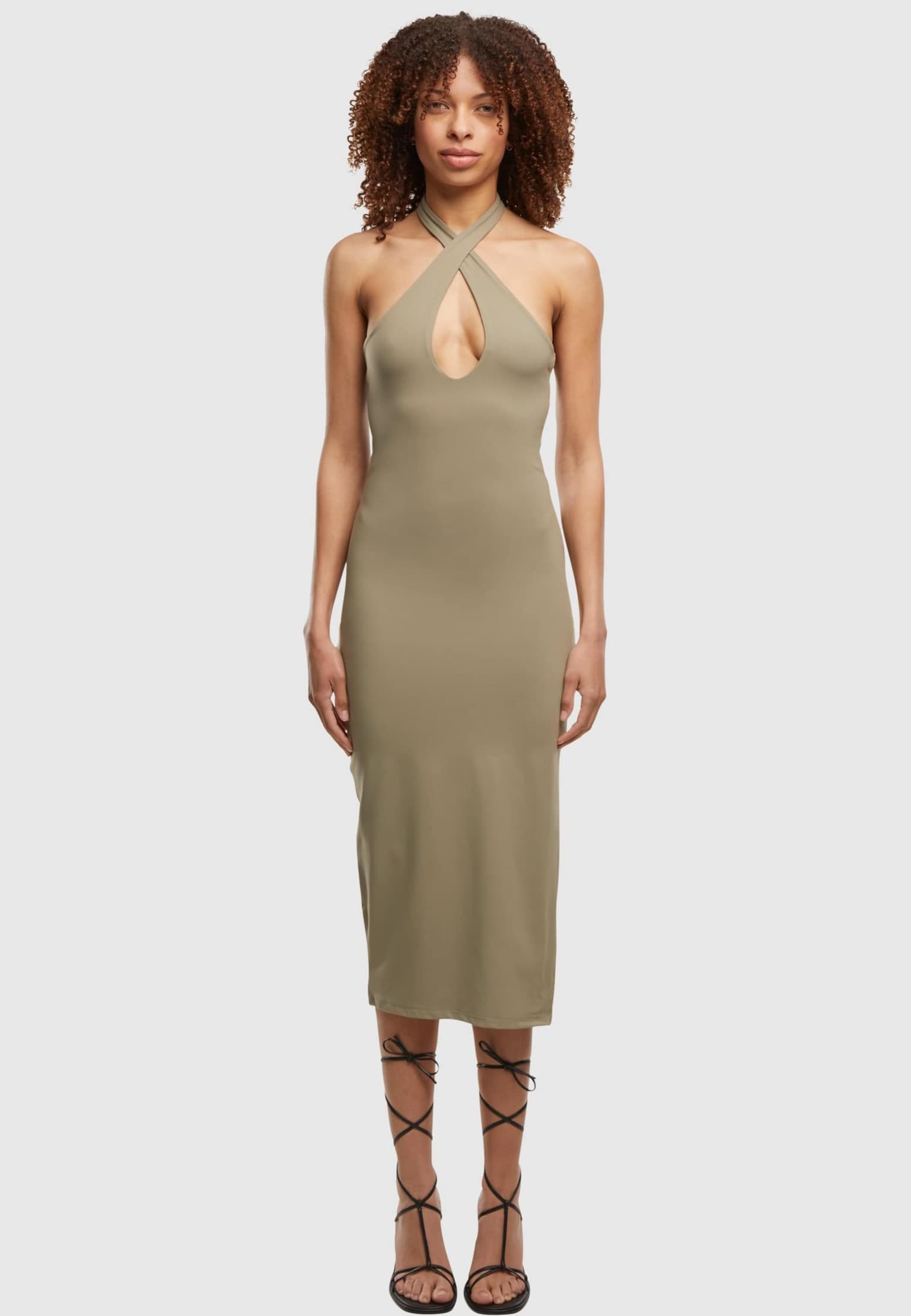 Urban Classics Ladies Crossed Neckholder Dress – Bild 4
