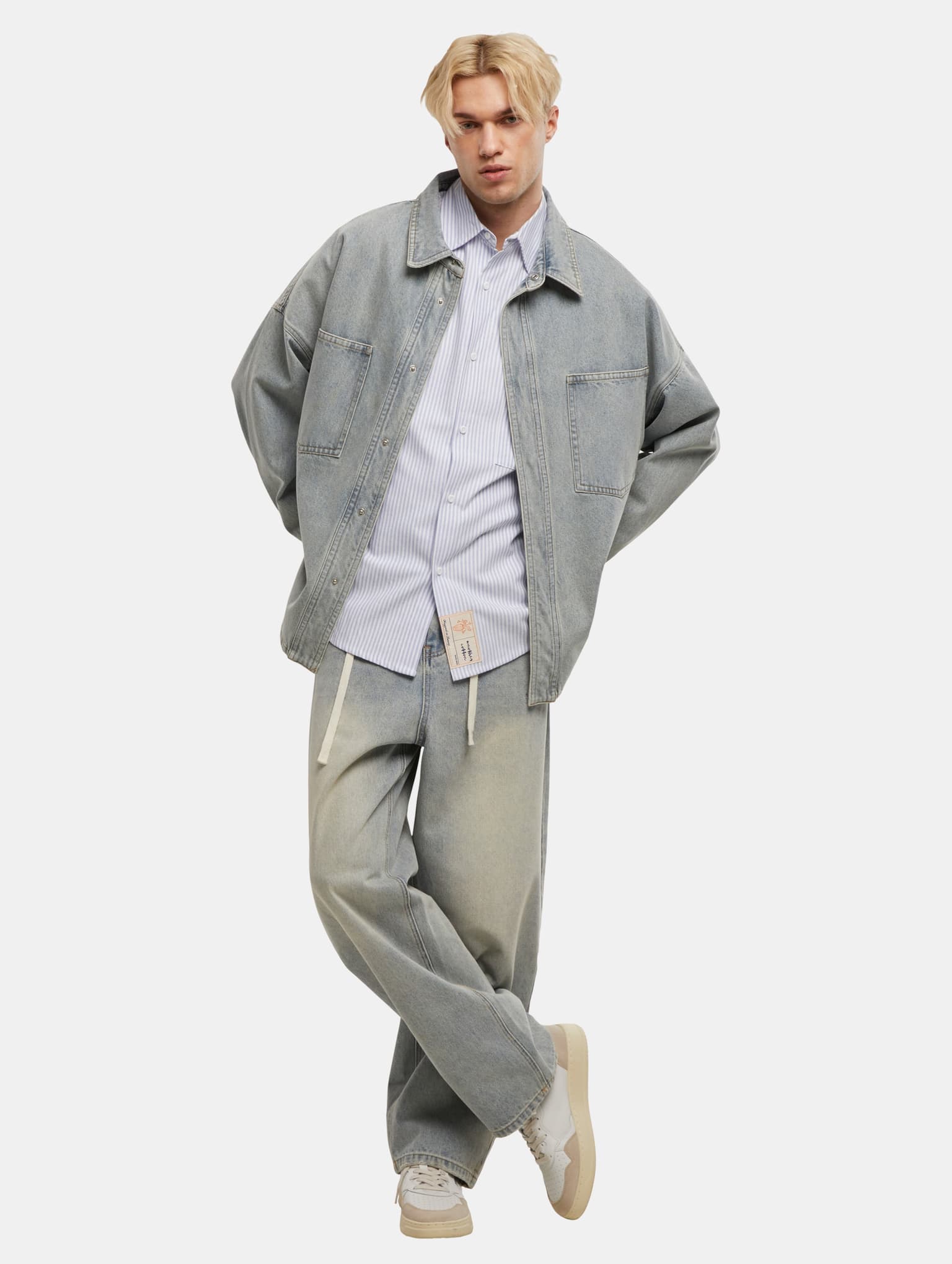 Another Cotton Lab Oversized Jeans Over Shirt – Bild 4