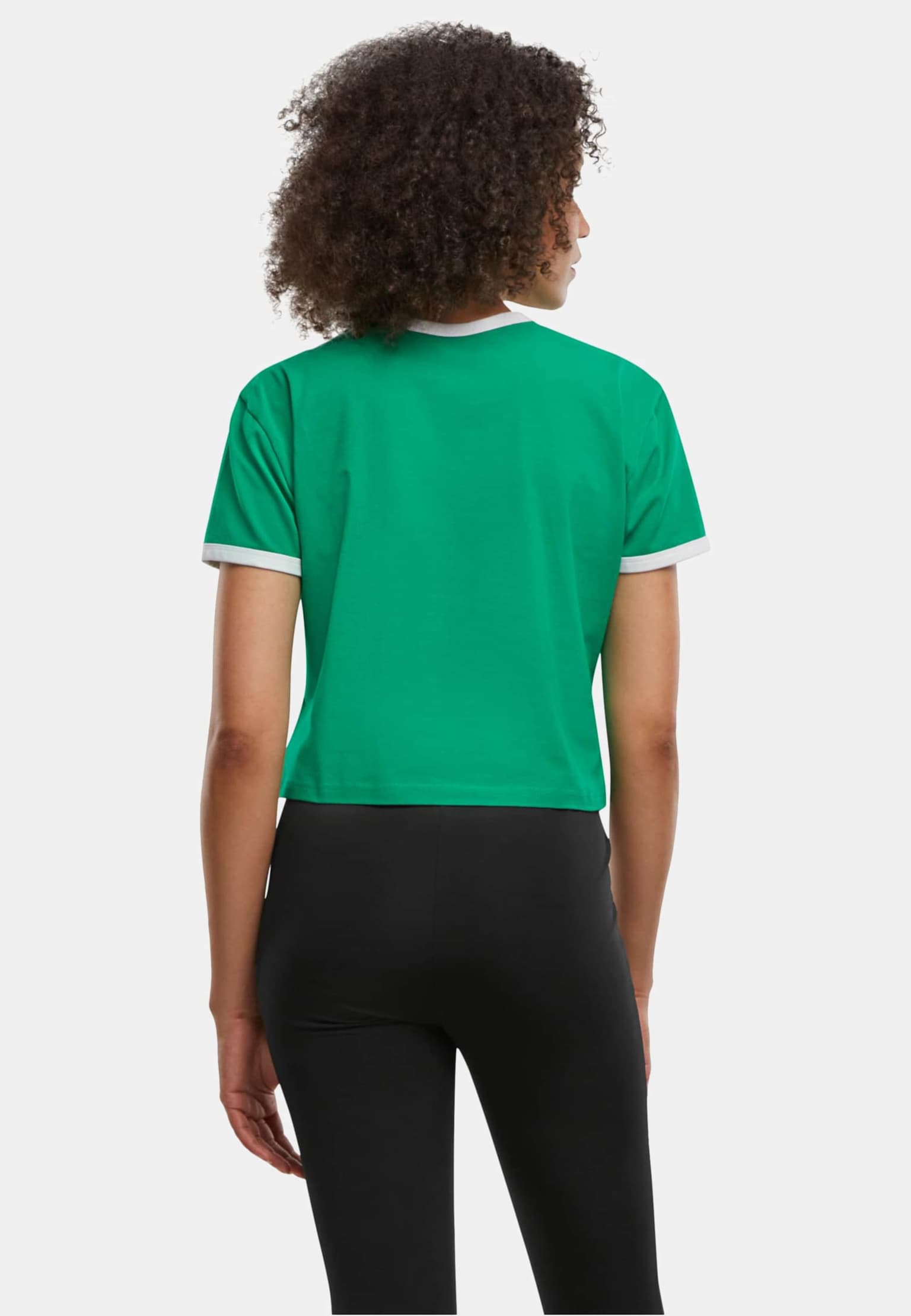 Urban Classics Ladies Contrast Retro T-Shirt – Bild 2