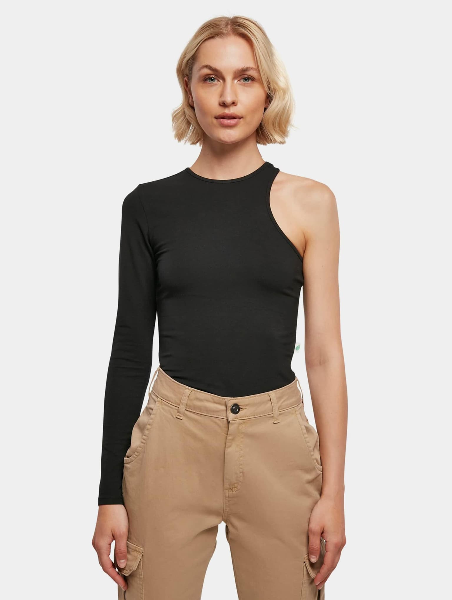 Urban Classics Ladies Essentials Stretch Asymmetric Body – Bild 3