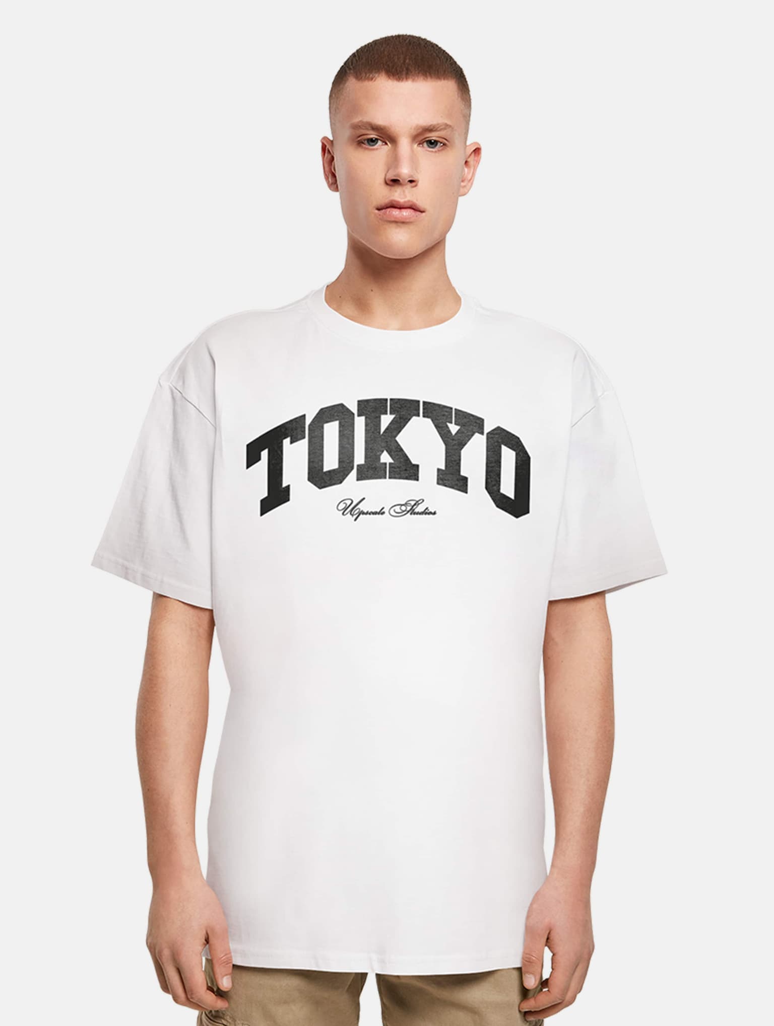 Mister Tee Upscale Tokyo College Oversize
