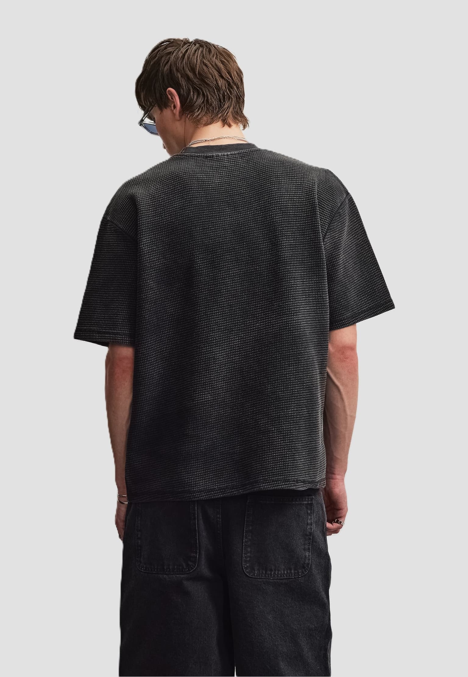PEGADOR Signar Oversized Waffle Tee – Bild 2