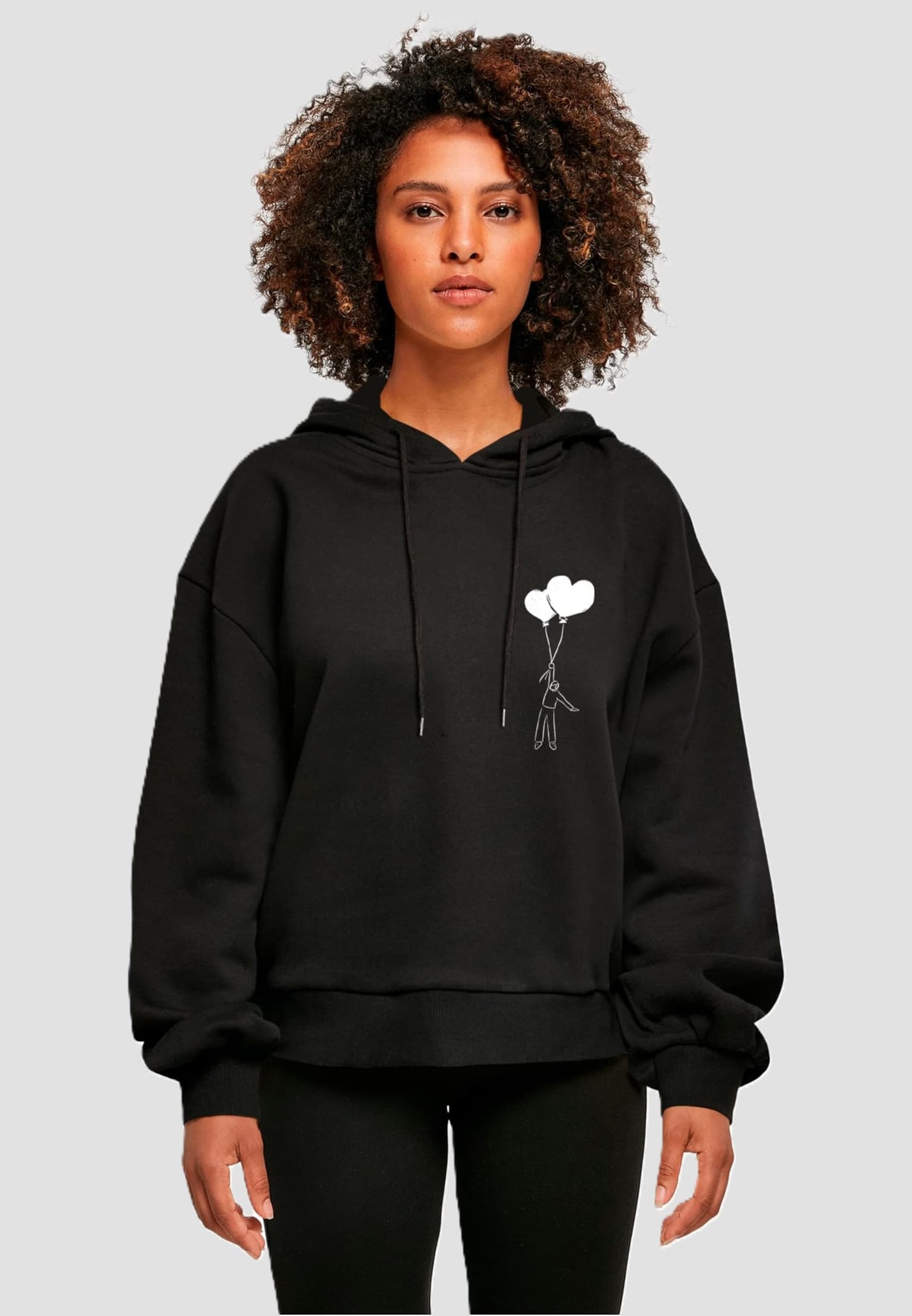 Merchcode Ladies Love In The Air Essentials Oversized Hoody