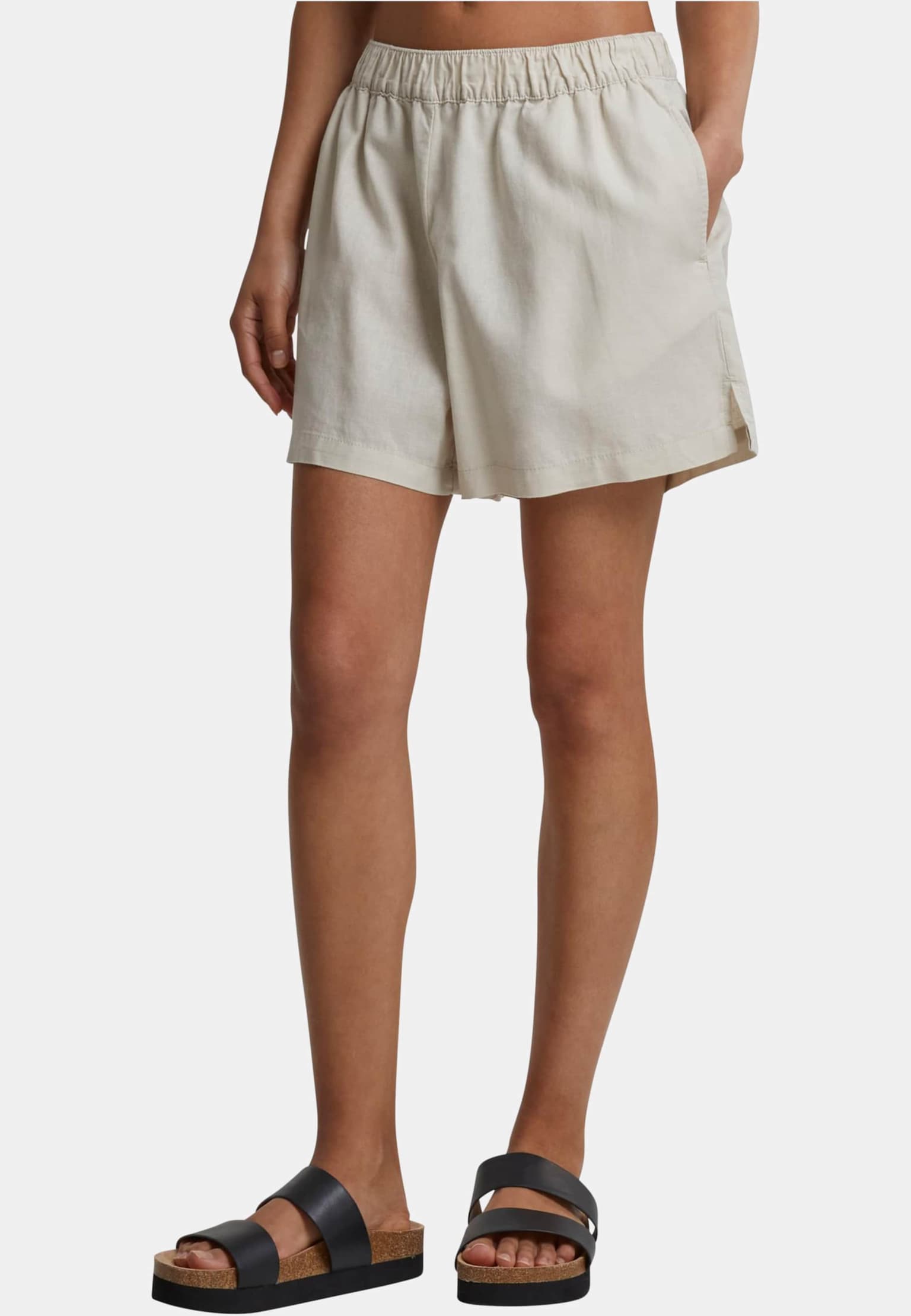 Urban Classics Ladies Linen Mixed Boxer Short