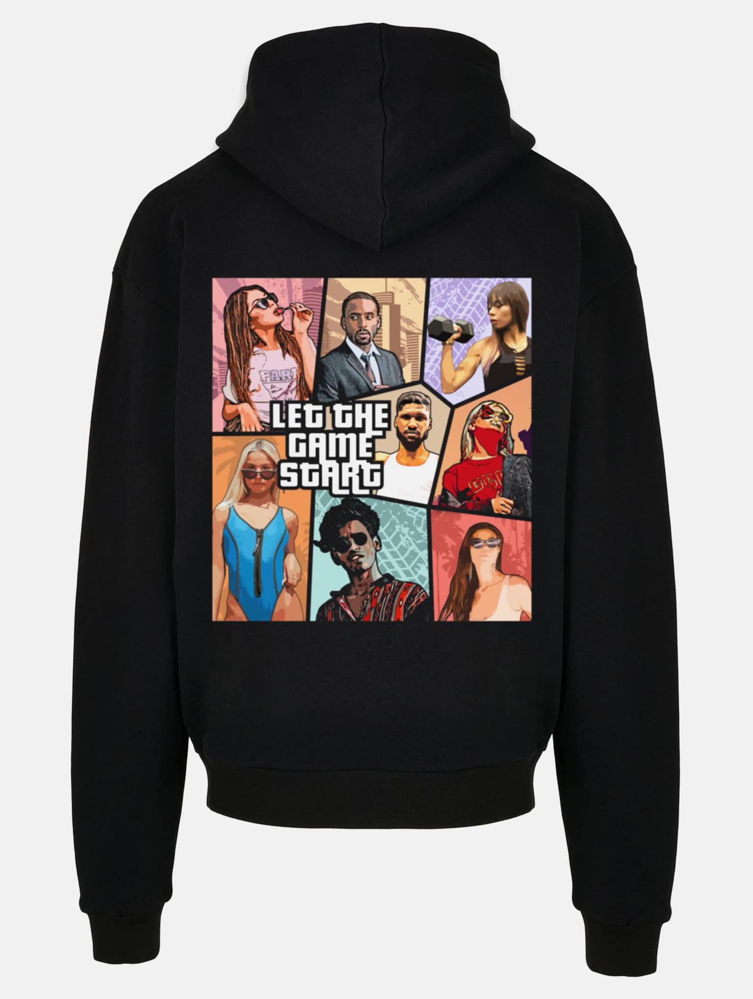 Merchcode POD Grand Collage Ultra Heavy Hoody – Bild 4