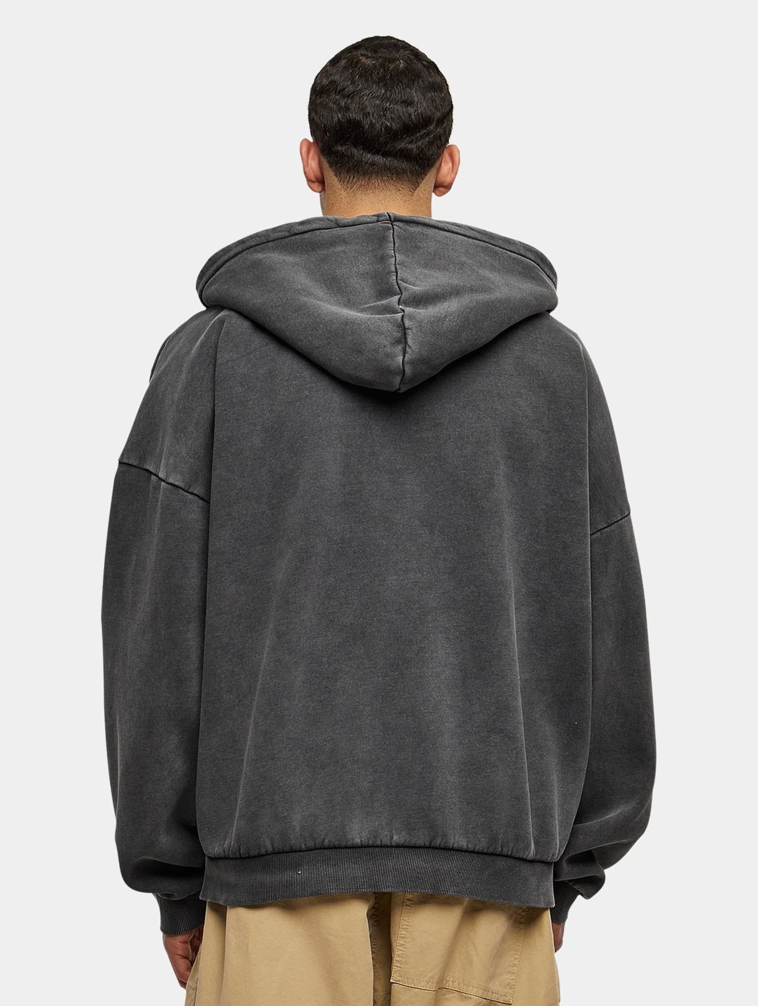 Urban Classics Heavy Sand Washed 90's Zip Hoody – Bild 2