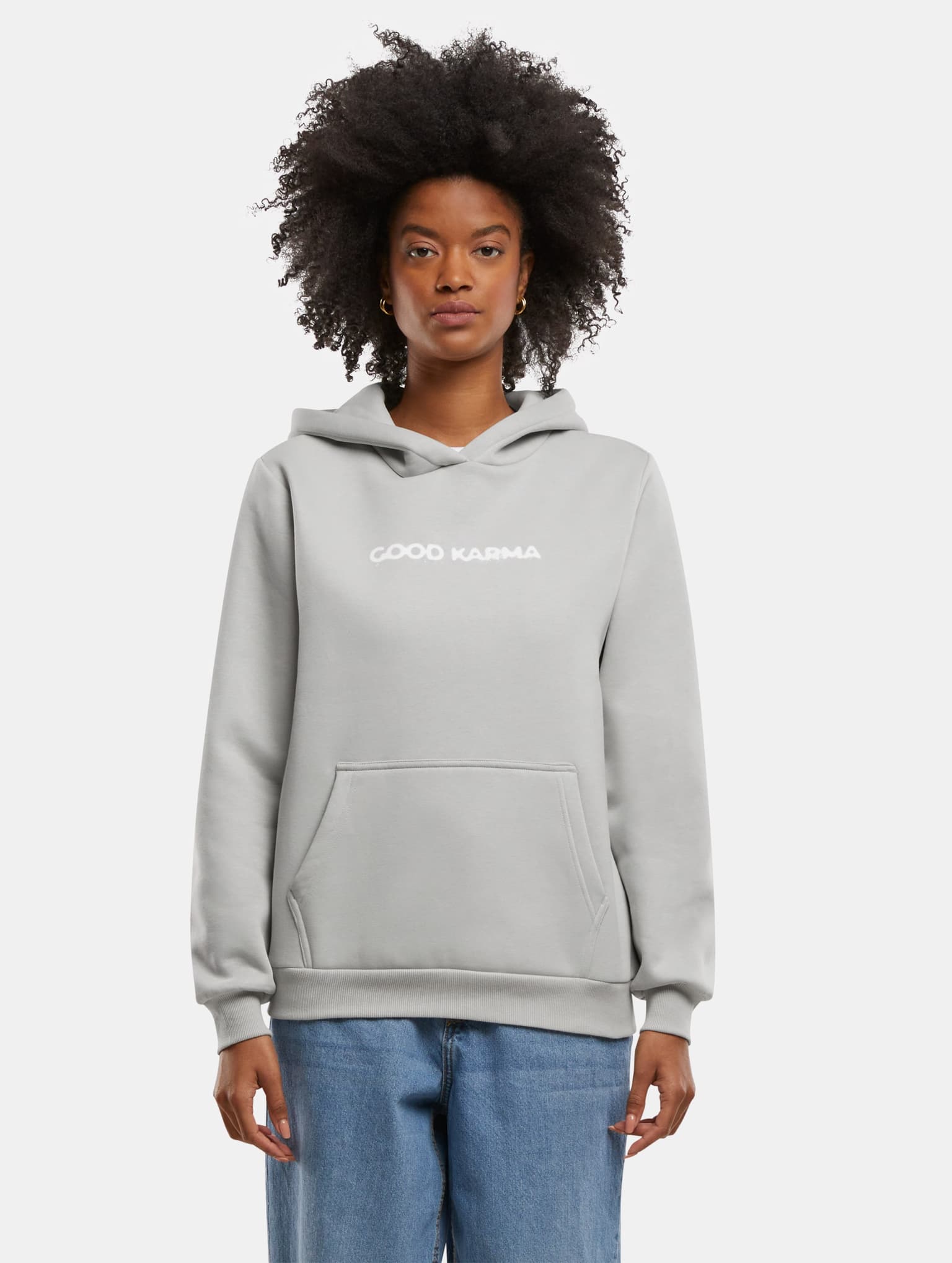 Miss Tee Karma Butterfly Ladies Fluffy Hoody – Bild 3