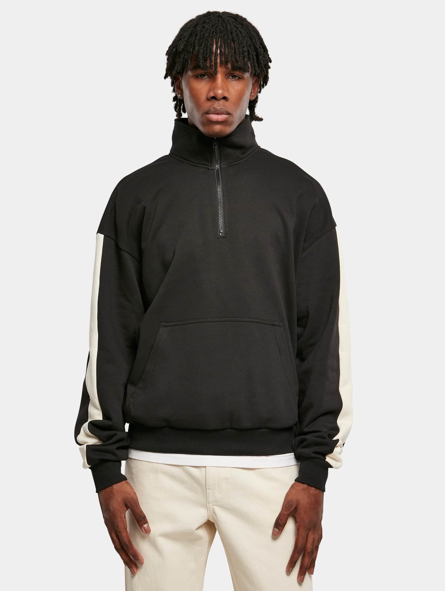 Urban Classics Striped Troyer – Bild 3