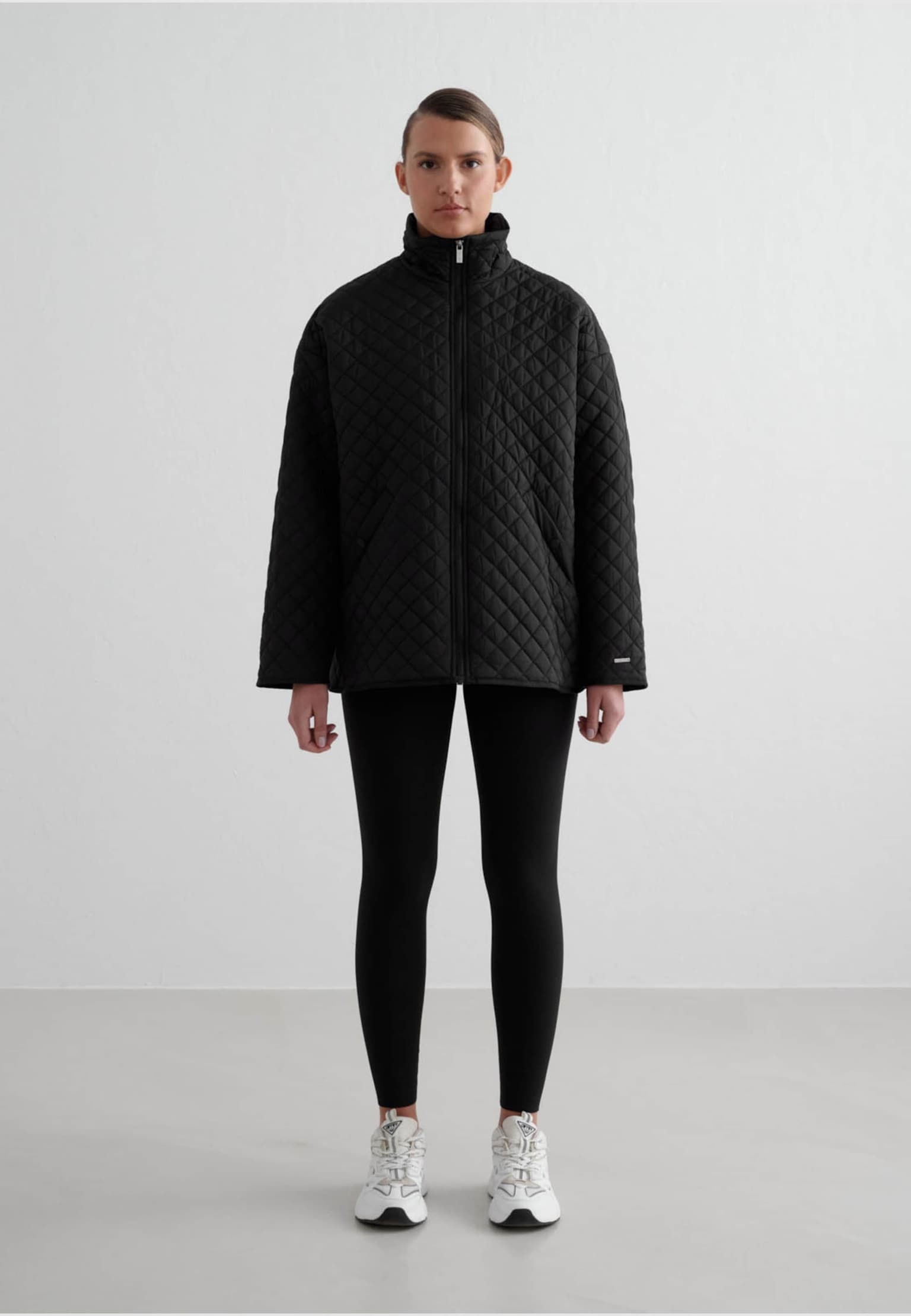 aimn Oversized Quilted Jacket – Bild 4