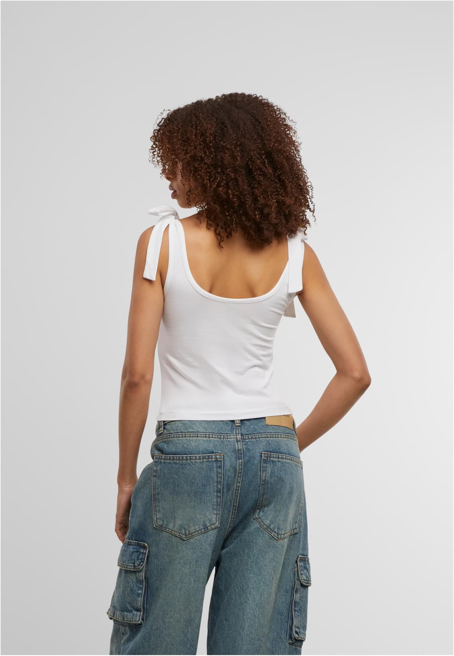 Urban Classics Ladies Tied Basic Jersey Top 2-Pack – Bild 3