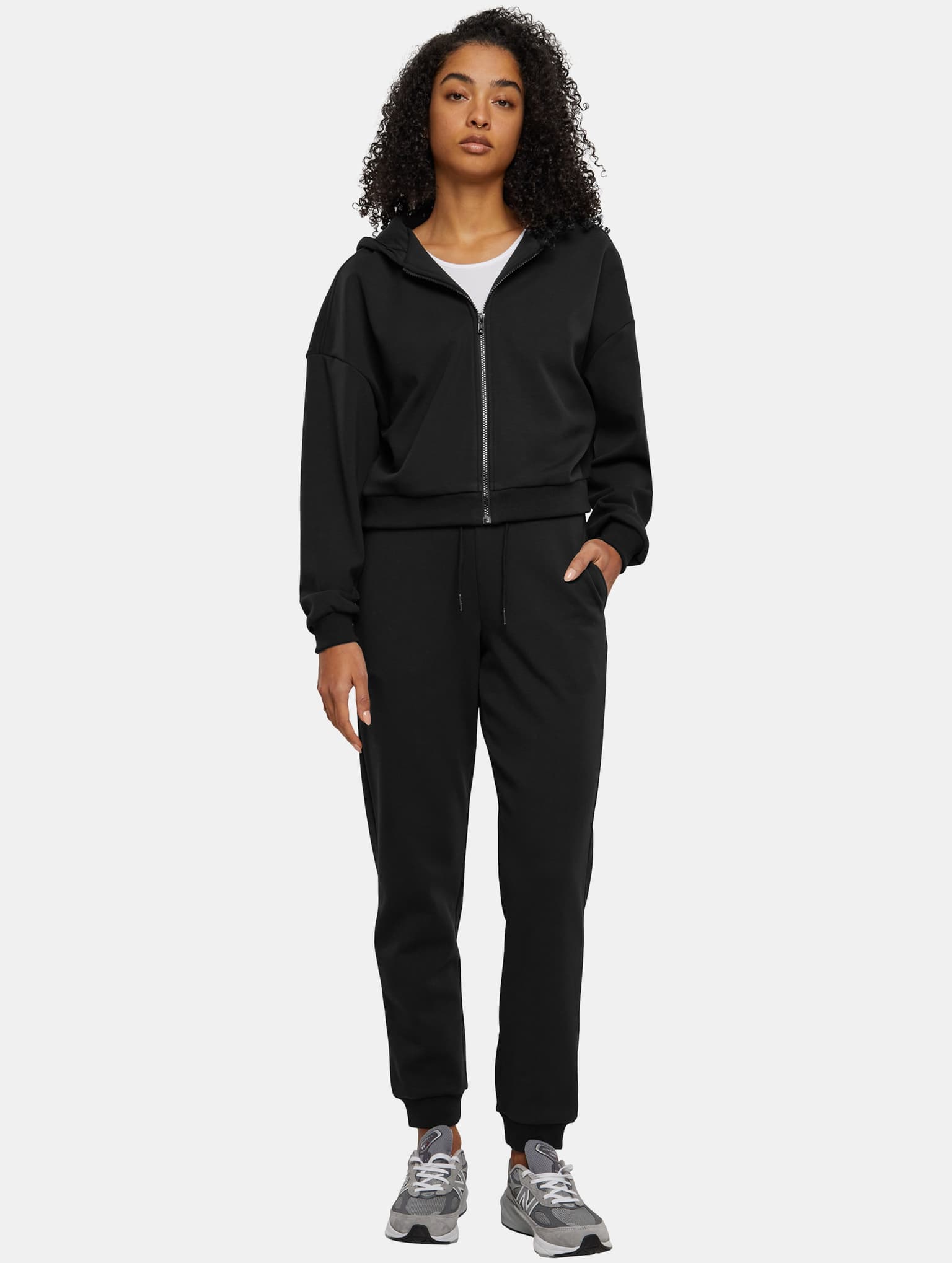 Urban Classics Ladies Cozy Short Zip Hoody – Bild 4